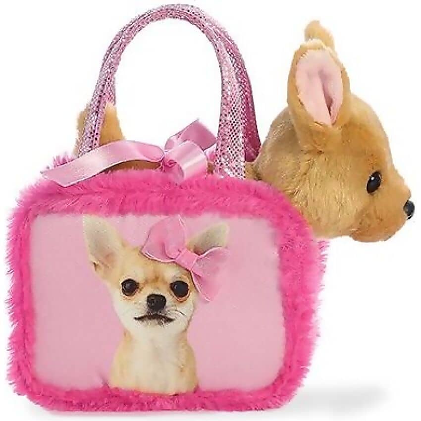 Fancy Pals - Chihuahua with Pink Bag Plush