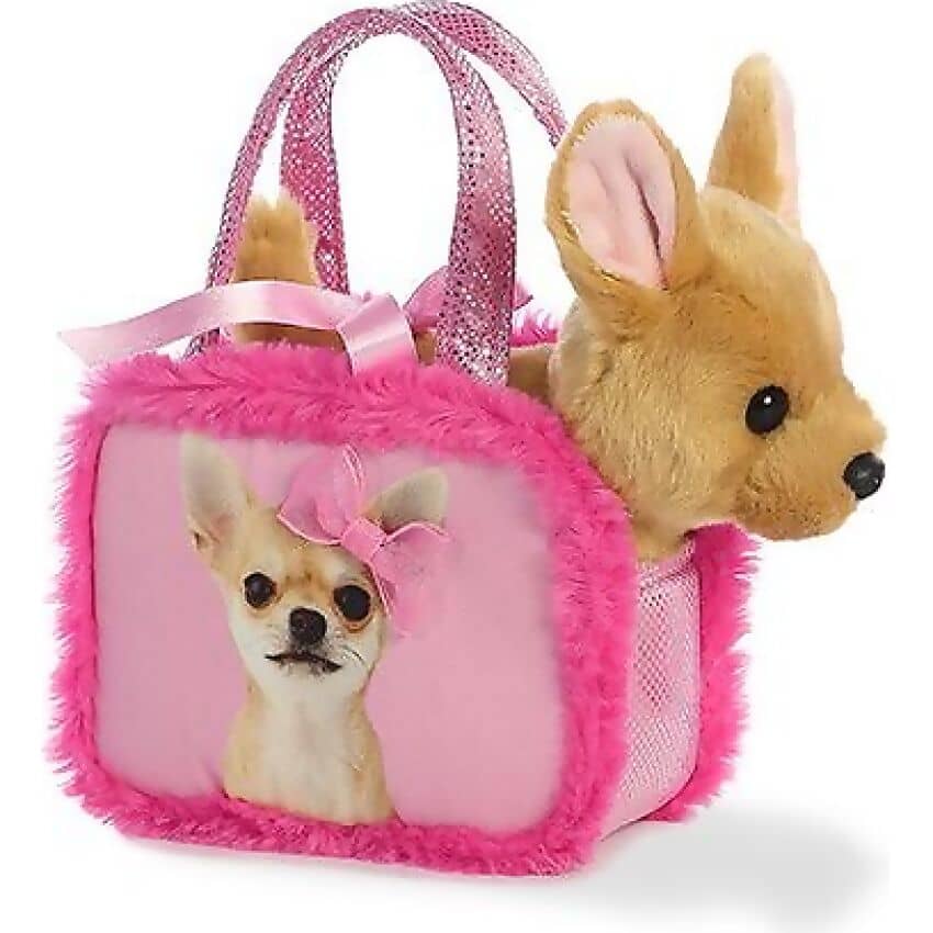 Fancy Pals - Chihuahua with Pink Bag Plush