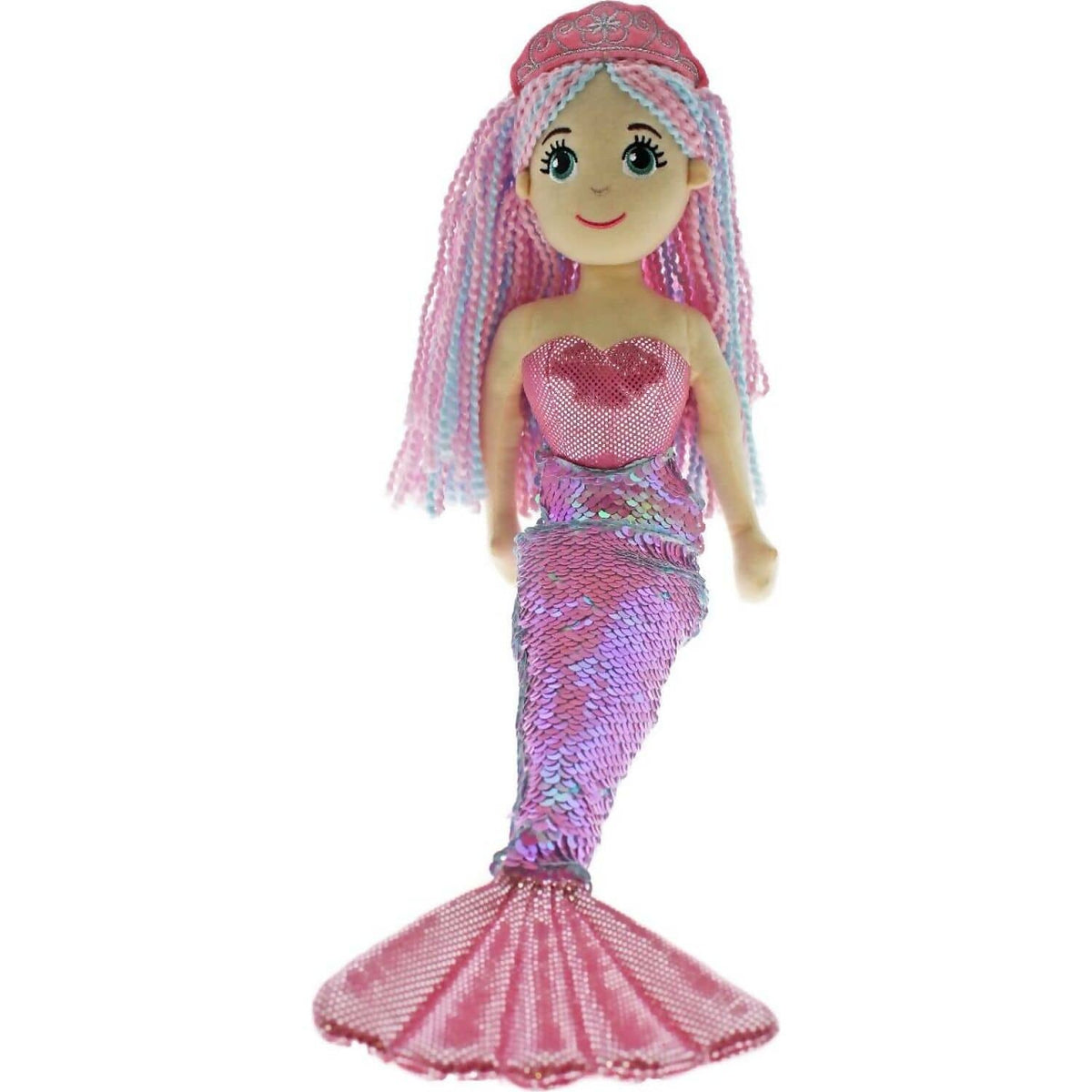 Cotton Candy - Harper Mermaid 70cm Pink/Blue Flip Sequined Tail