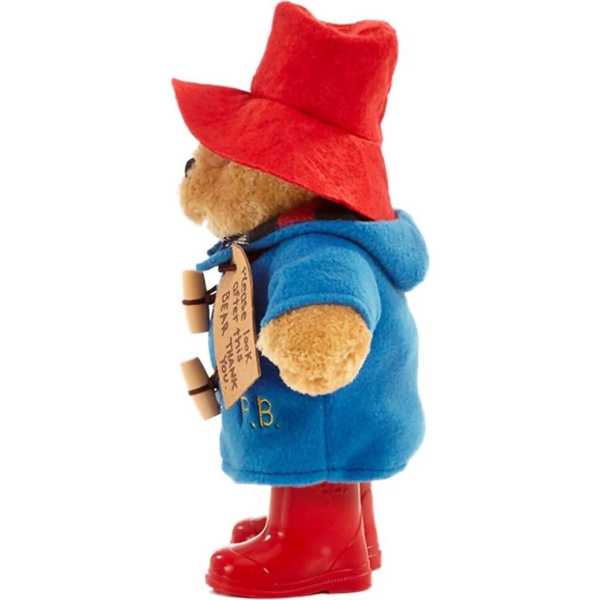 Paddington Bear - Paddington with Boots and Blue Coat - Medium 22cm Plush - Jasnor