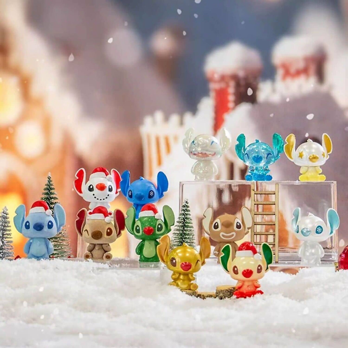 Disney - Lilo & Stitch Christmas Stitch Mini Figurine Mystery Blind Bag - Jasnor