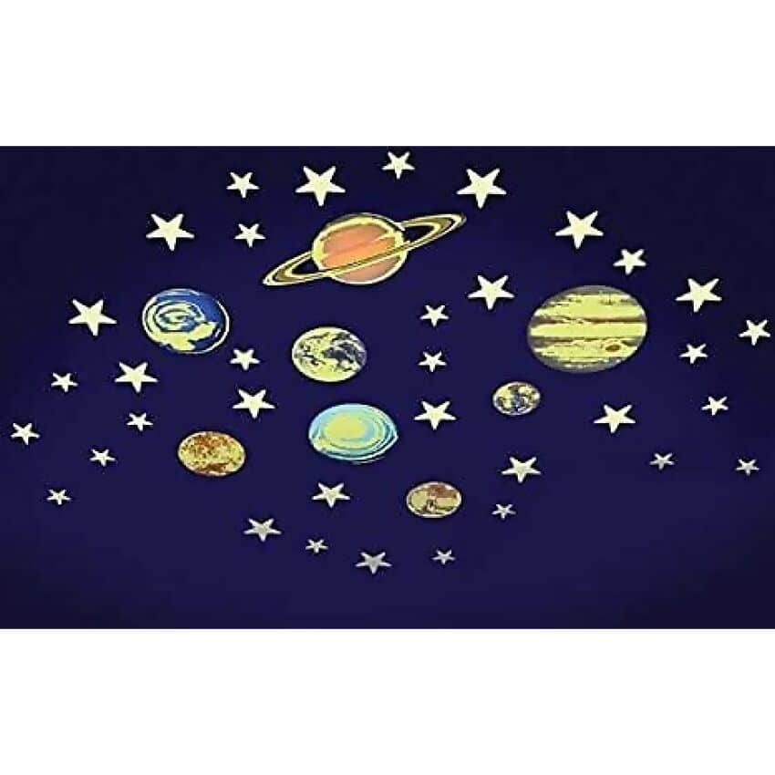 Brainstorm Toys - The Original Glowstars Company Glow in The Dark - Stars & Planets