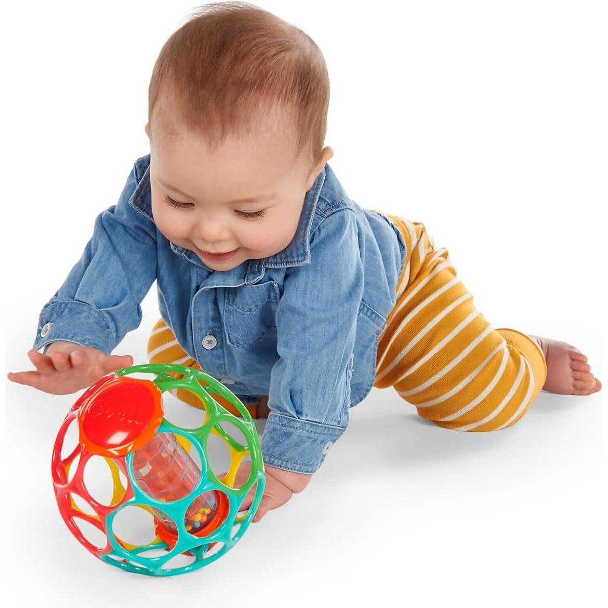 Bright Starts - Oball Rollin Rainstick Rattle