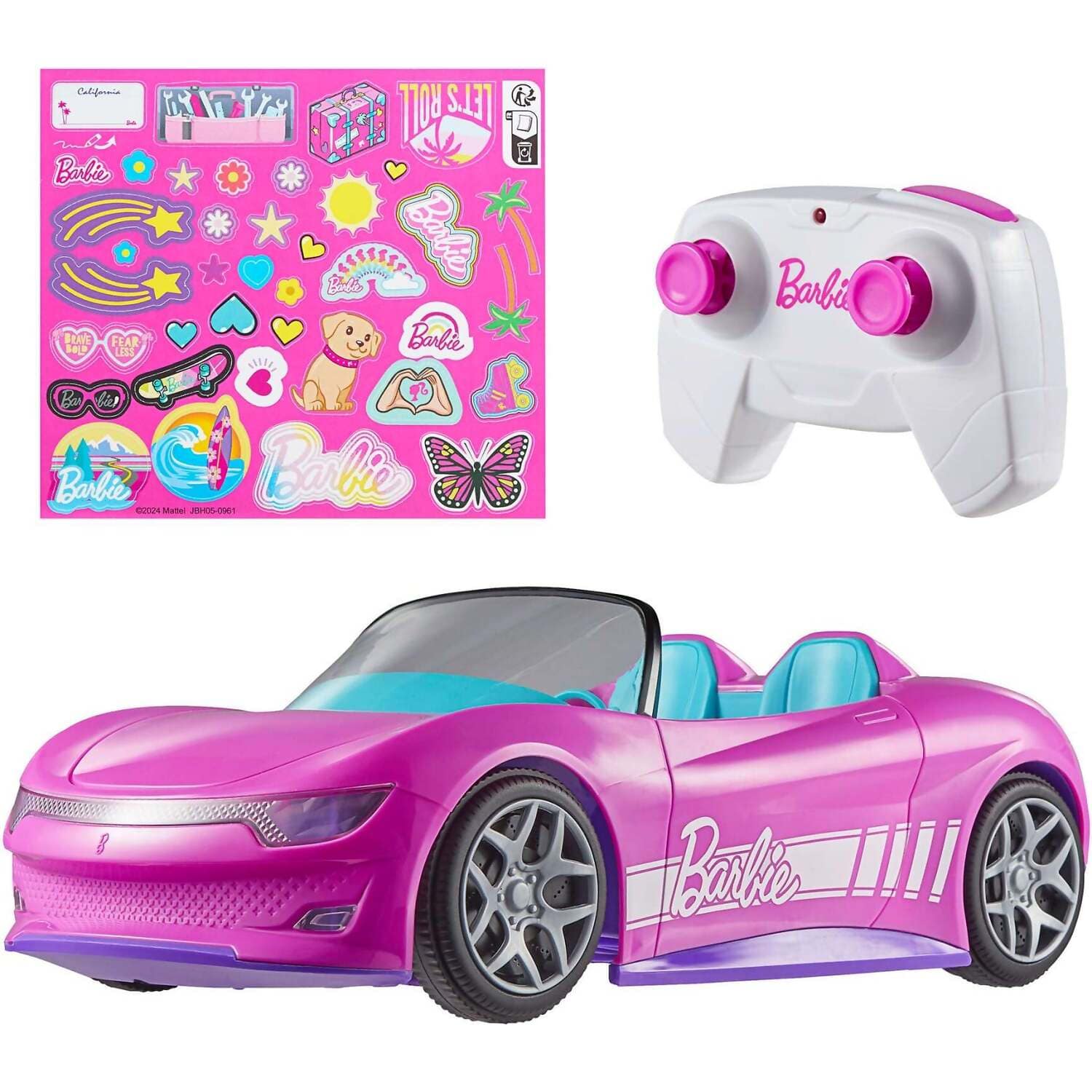 Hot Wheels - Barbie RC Convertible Vehicle - Mattel