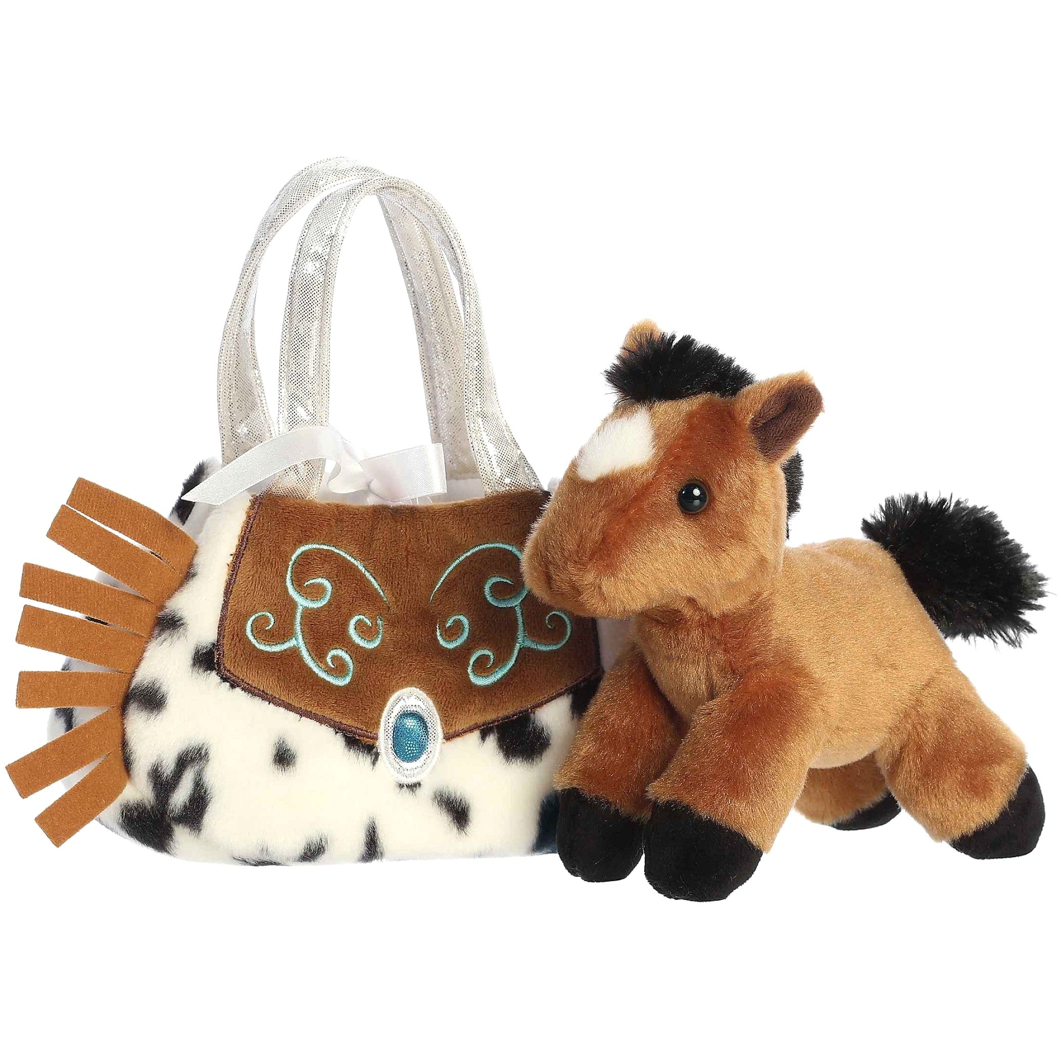 Cotton Candy - Fancy Pals Western Fringe Horse Plush