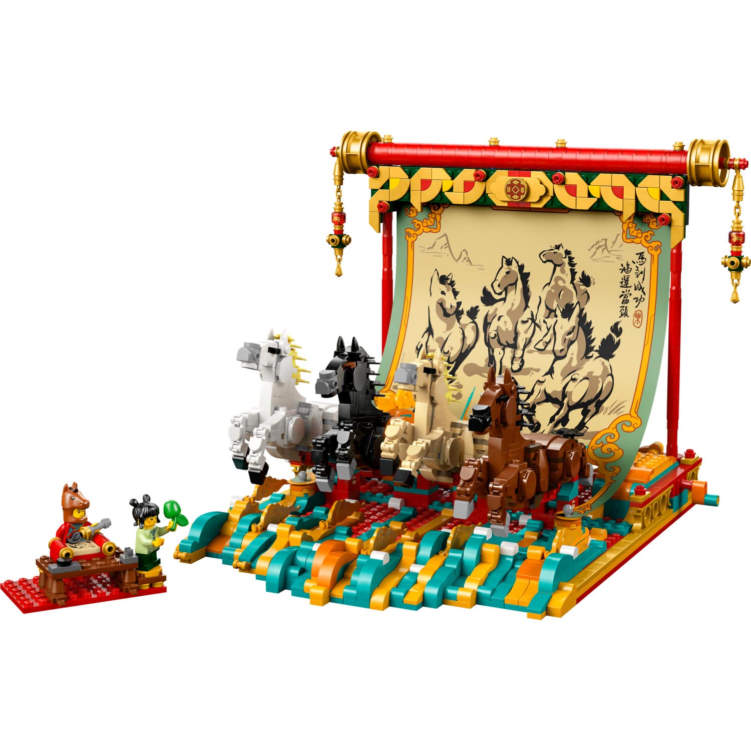 LEGO® 80119 Galloping Horses Canvas - The Spring Festival