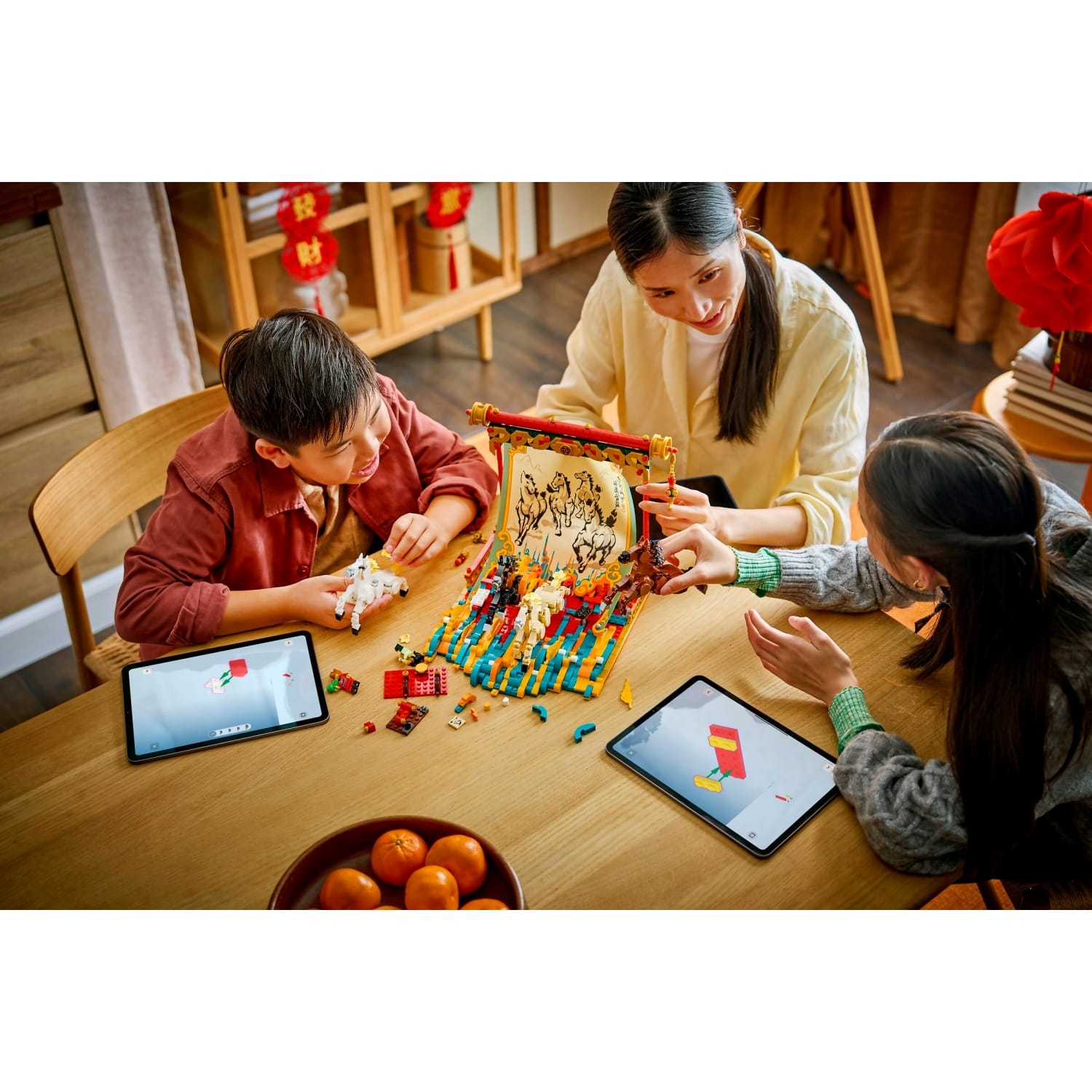 LEGO® 80119 Galloping Horses Canvas - The Spring Festival