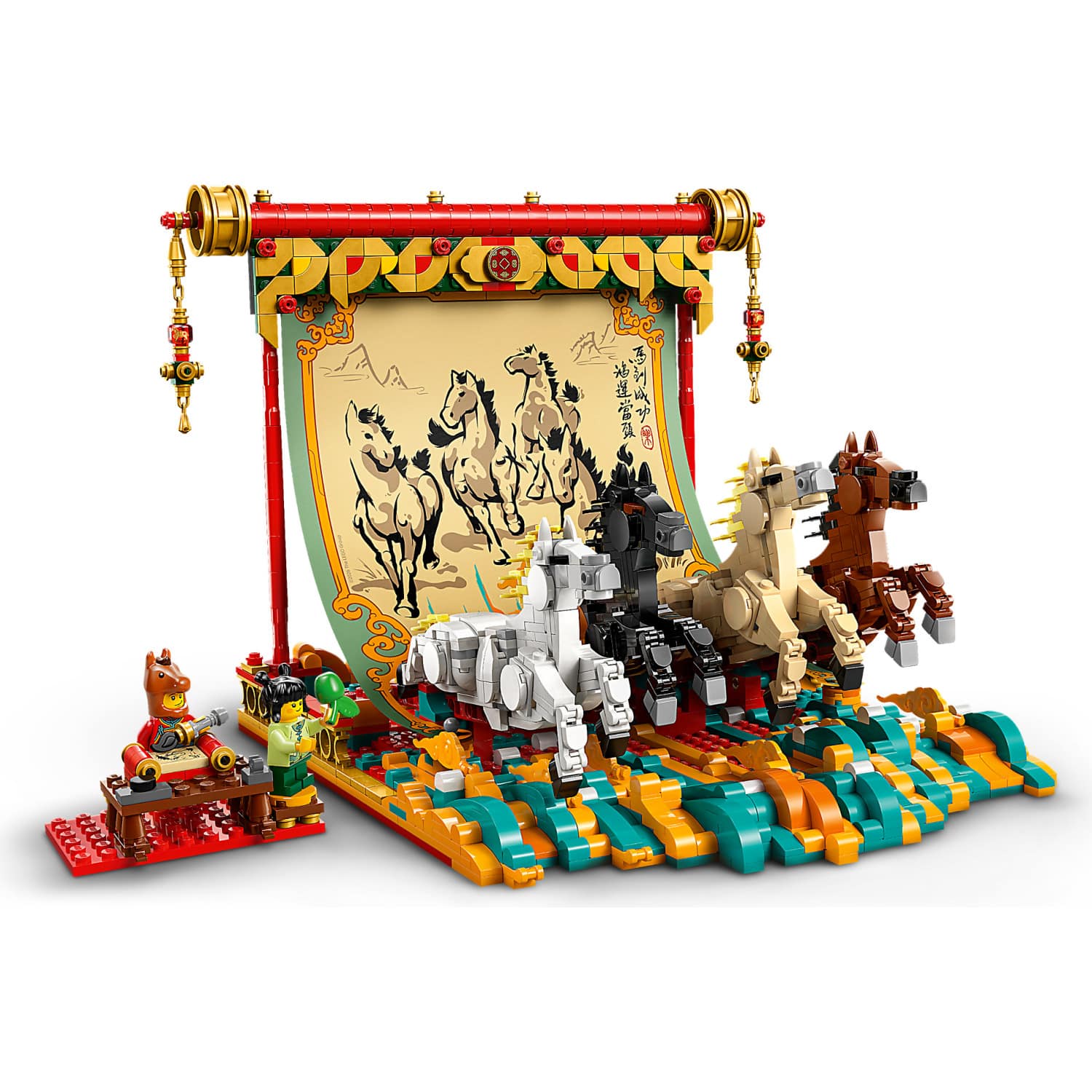 LEGO® 80119 Galloping Horses Canvas - The Spring Festival