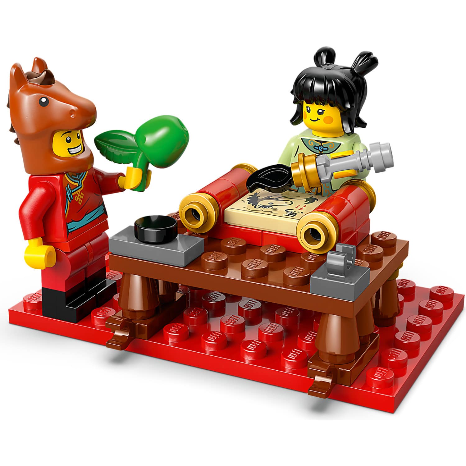 LEGO® 80119 Galloping Horses Canvas - The Spring Festival