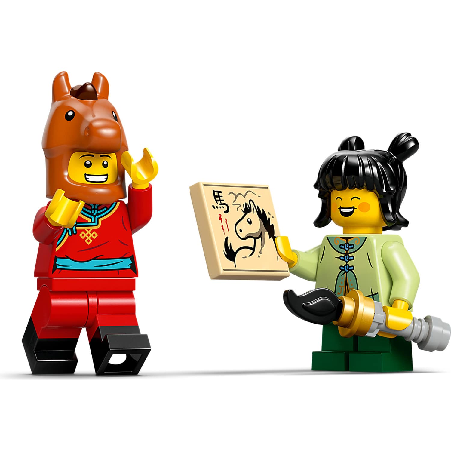 LEGO® 80119 Galloping Horses Canvas - The Spring Festival