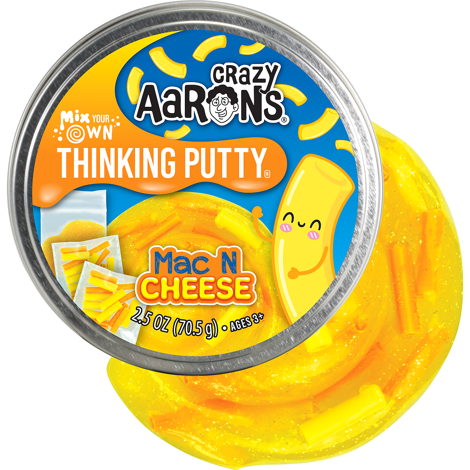 Crazy Aaron's - Mac & Cheese Mix Your Own Thinking Putty