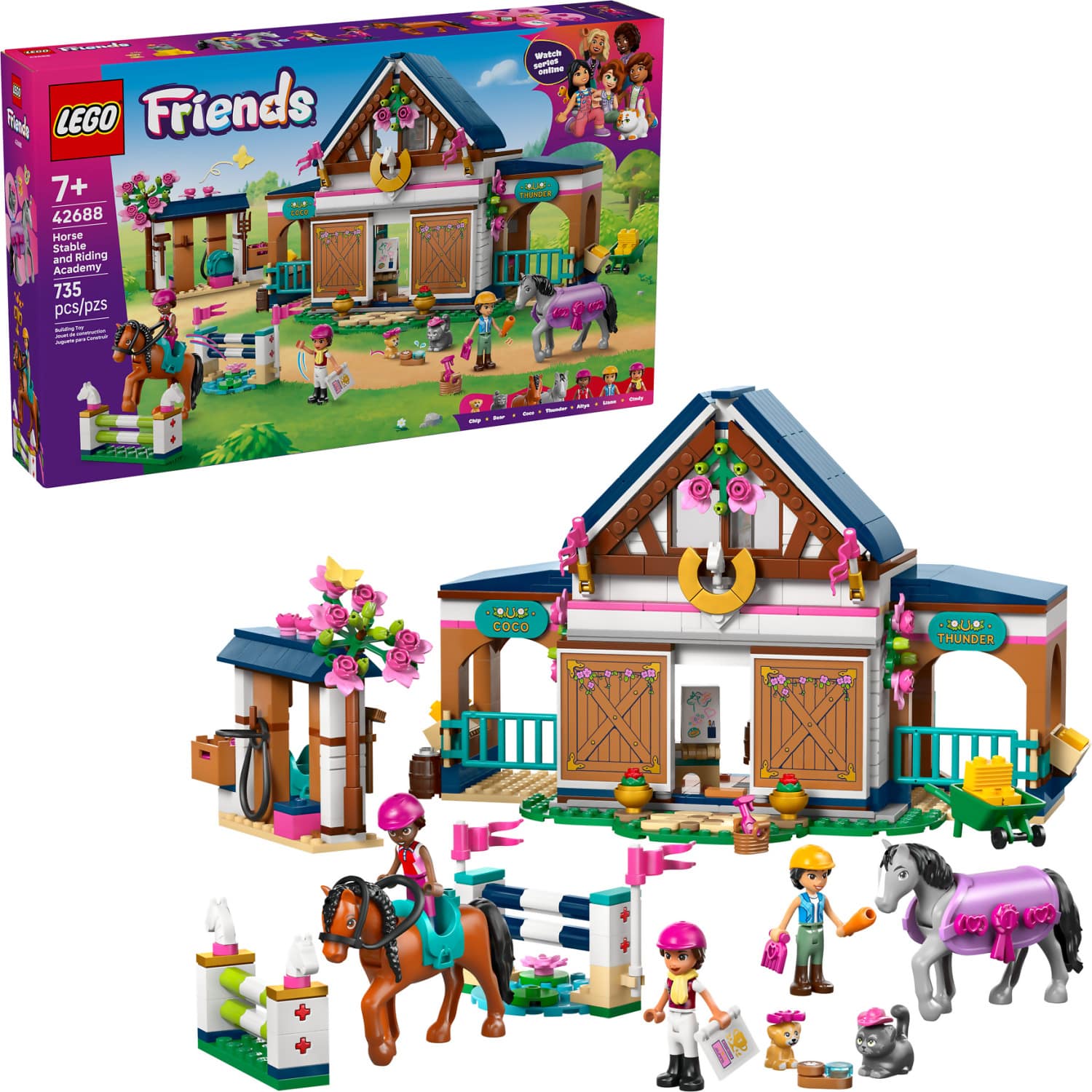 LEGO® 42688 Horse Stable and Riding Academy - Friends