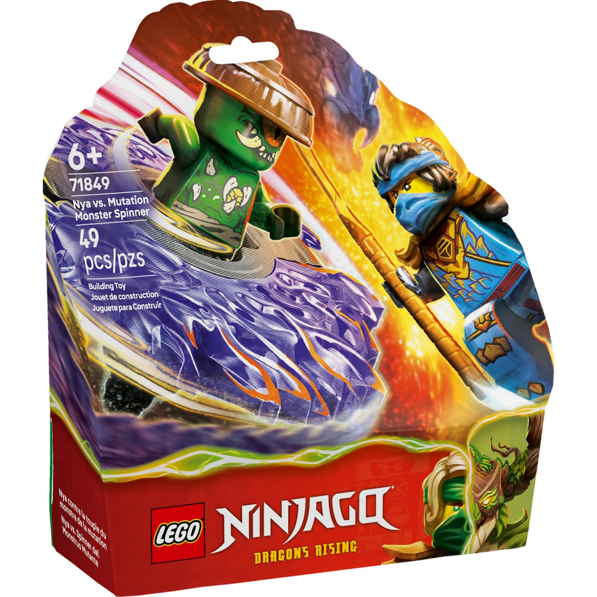 LEGO® 71849 Nya vs. Mutation Monster Spinner - NINJAGO®