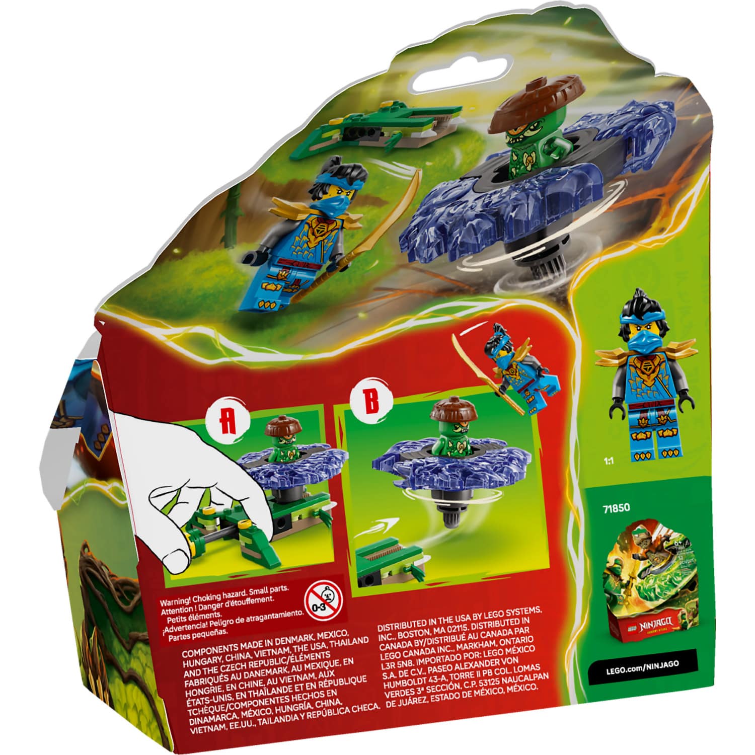 LEGO® 71849 Nya vs. Mutation Monster Spinner - NINJAGO®