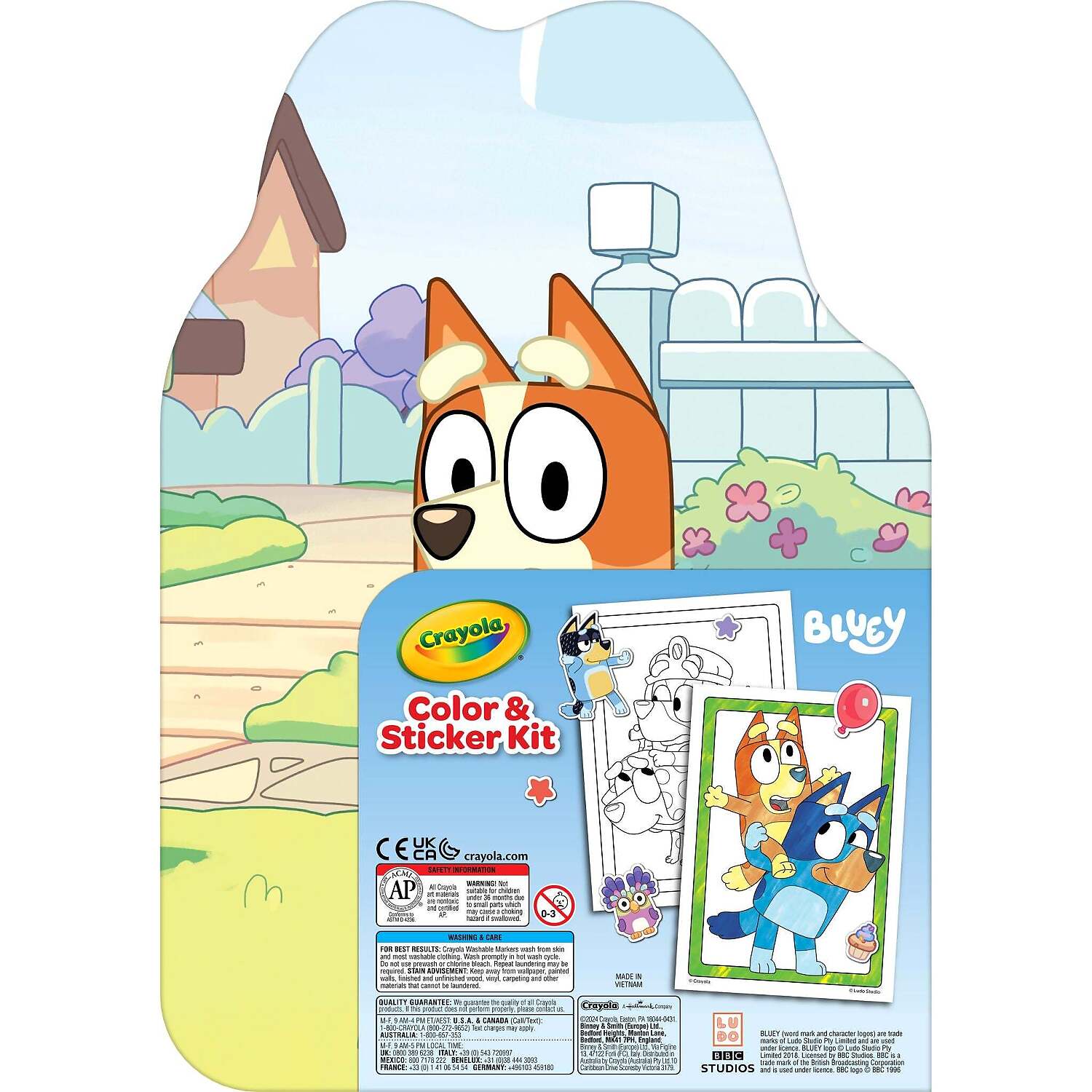 Crayola - Bluey Colour & Sticker Activity Set