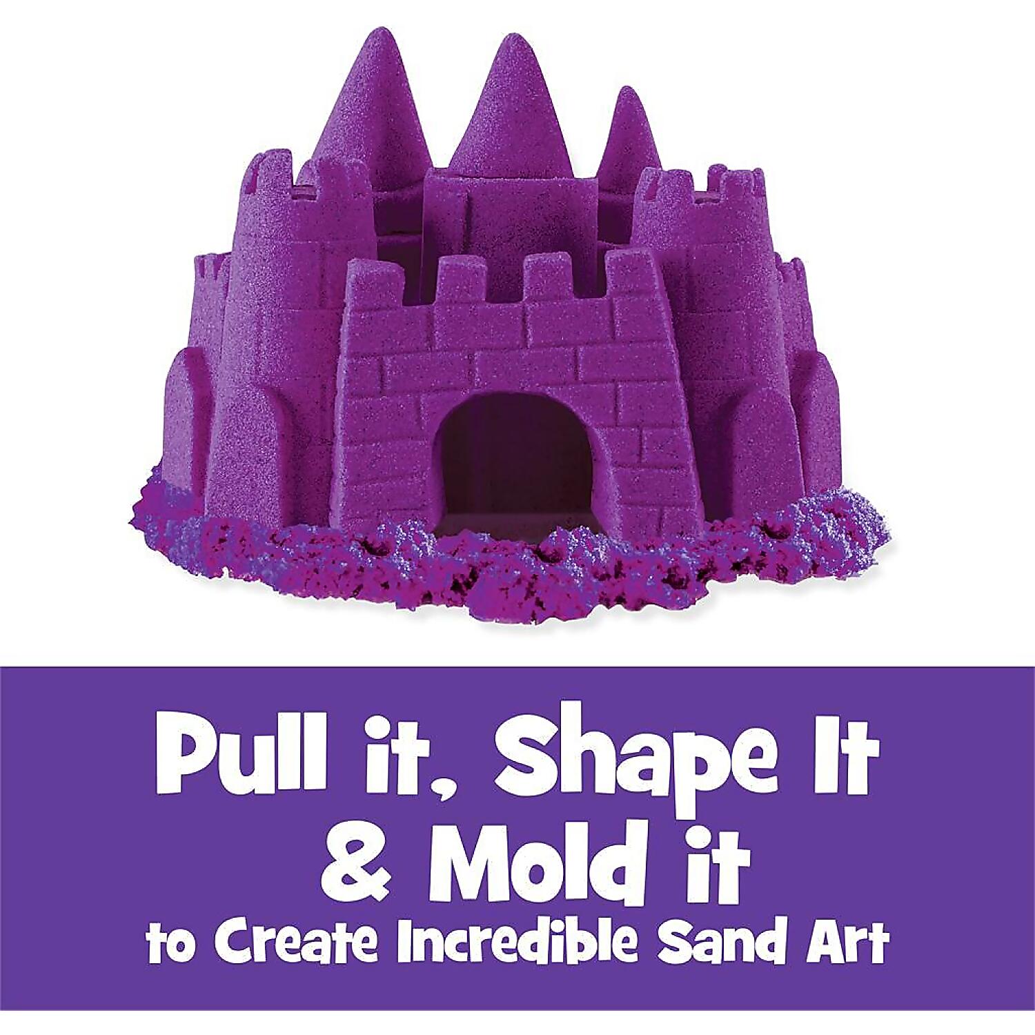 Kinetic Sand - Purple Sensory Play Sand - Spin Master