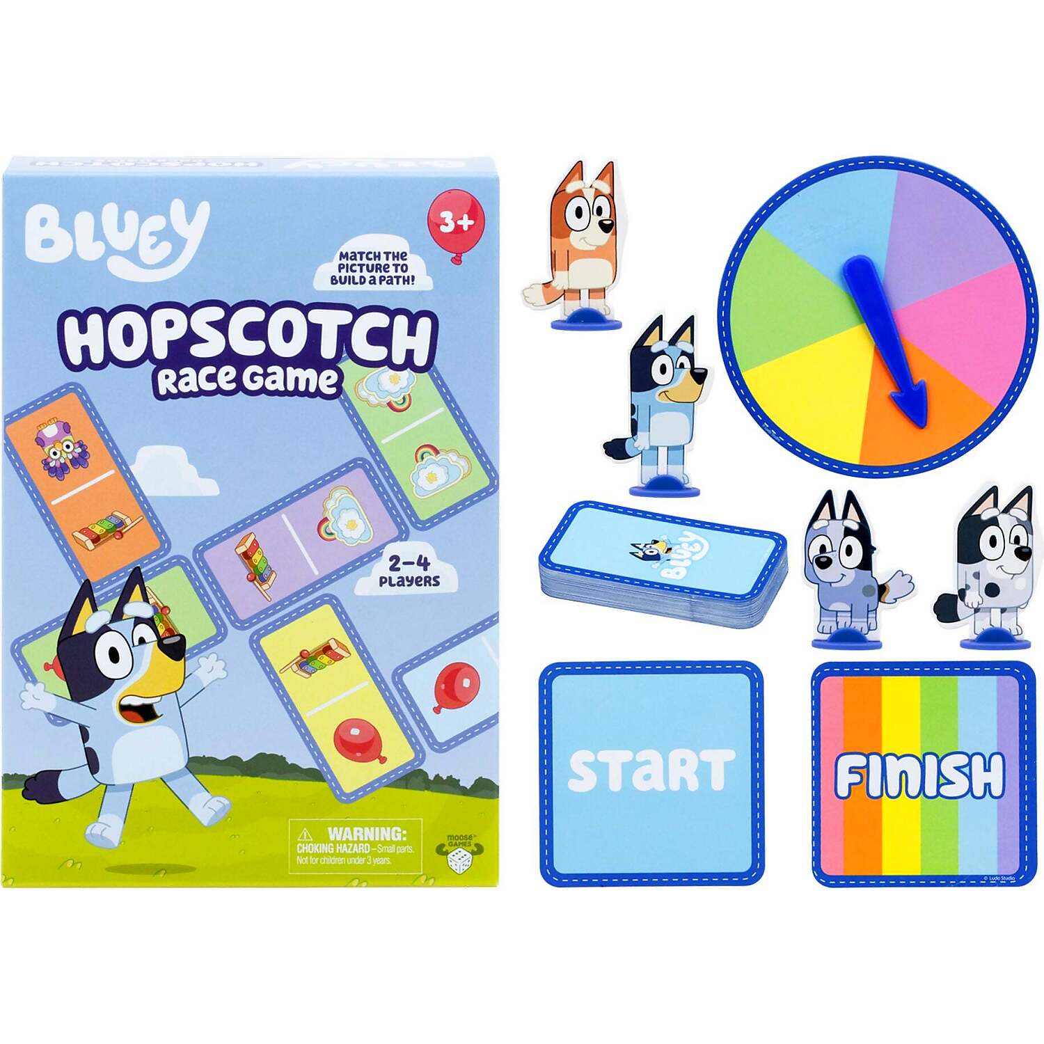 Bluey - Hopscotch Race Game