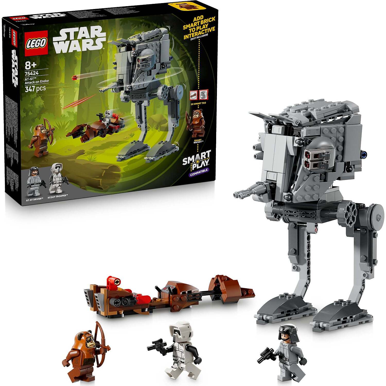 LEGO® 75424 SMART Play™ Compatible AT-ST™ Attack on Endor - Star Wars™