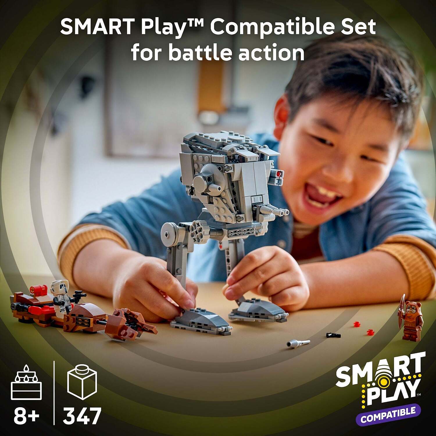 LEGO® 75424 SMART Play™ Compatible AT-ST™ Attack on Endor - Star Wars™