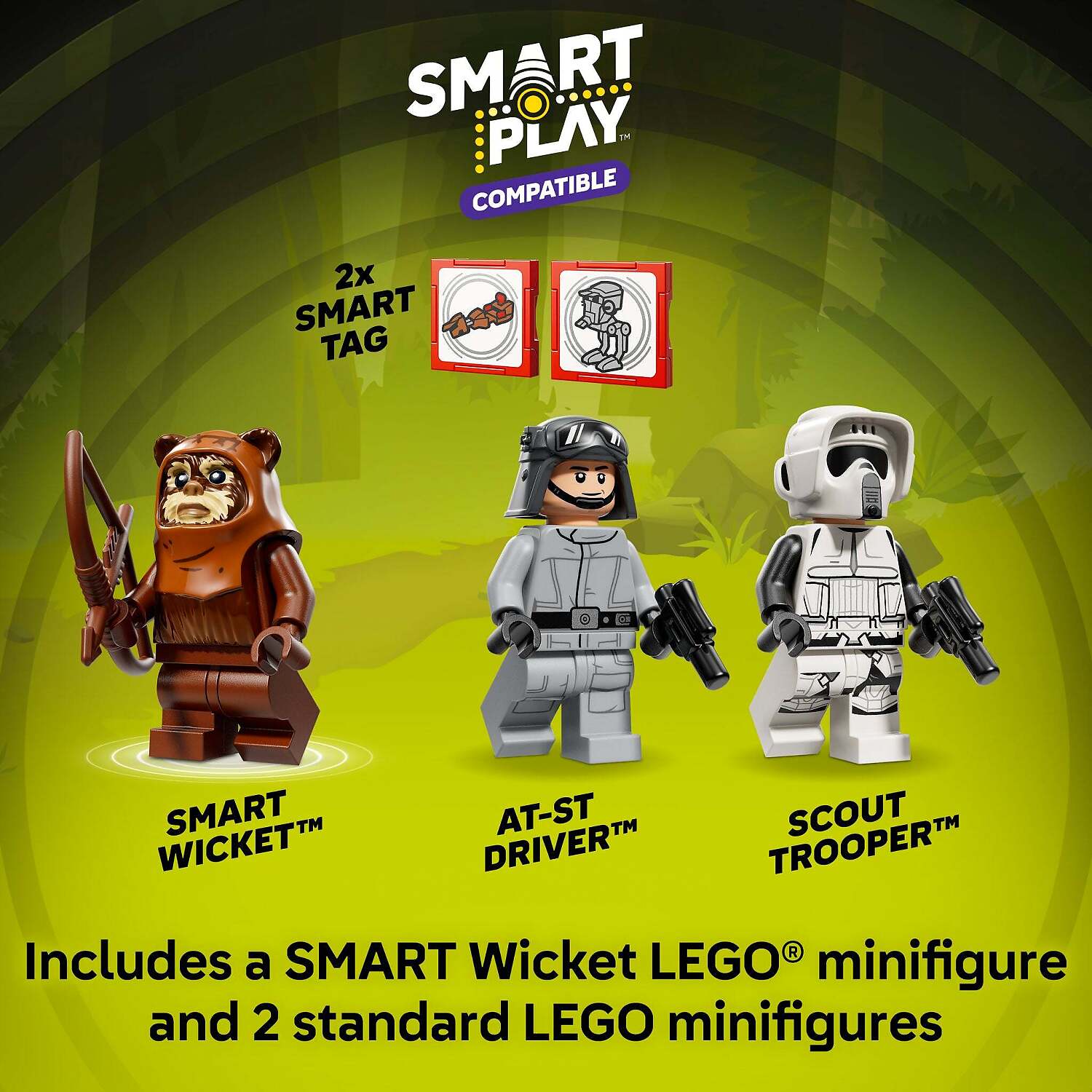 LEGO® 75424 SMART Play™ Compatible AT-ST™ Attack on Endor - Star Wars™
