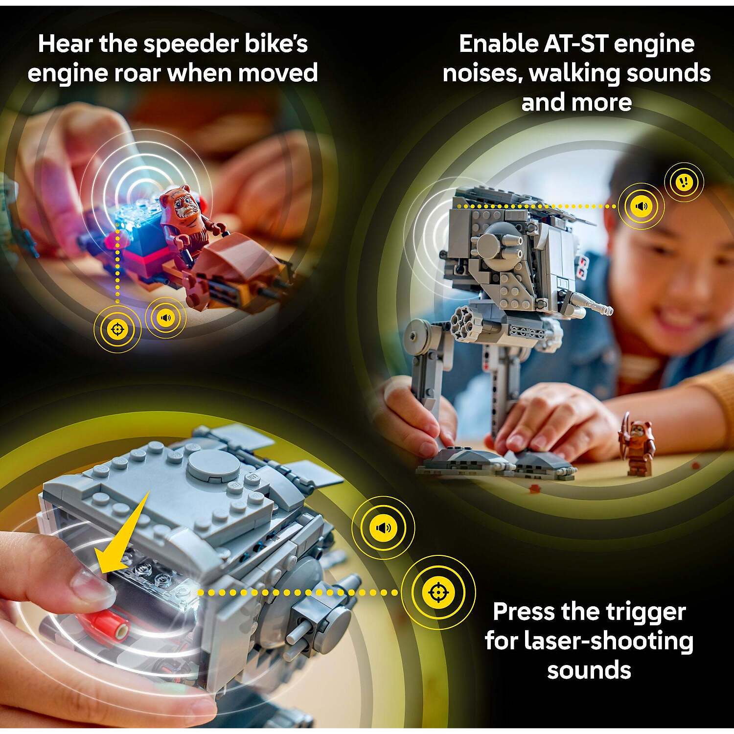 LEGO® 75424 SMART Play™ Compatible AT-ST™ Attack on Endor - Star Wars™