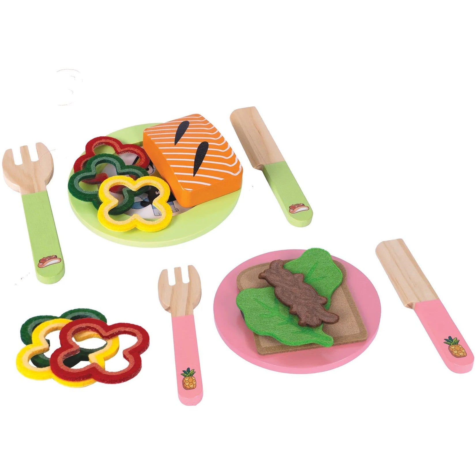 Bluey - Wooden Tabletop BBQ Playset