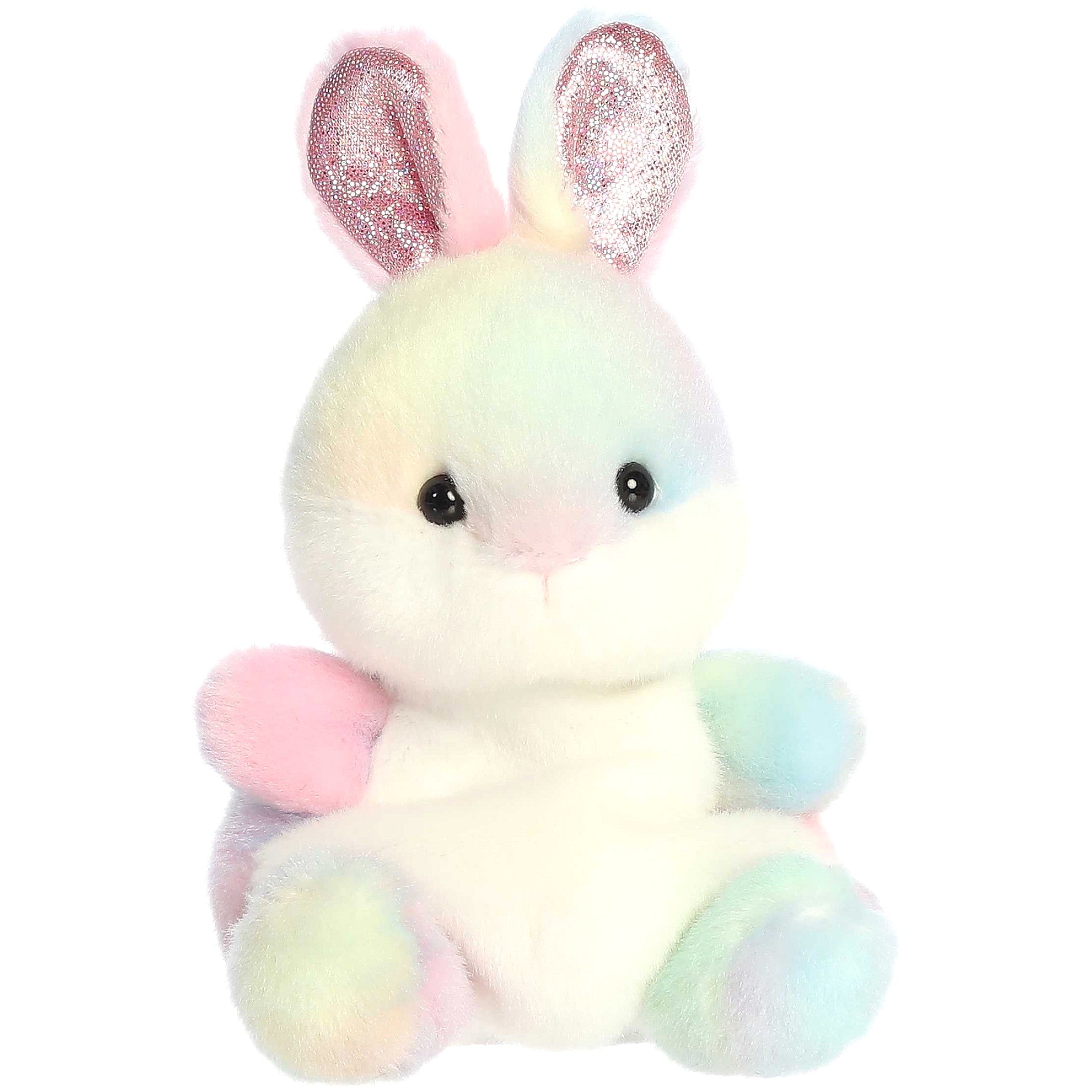 Cotton Candy - Palm Pals Rainbow Opal  Bunny 13cm Plush