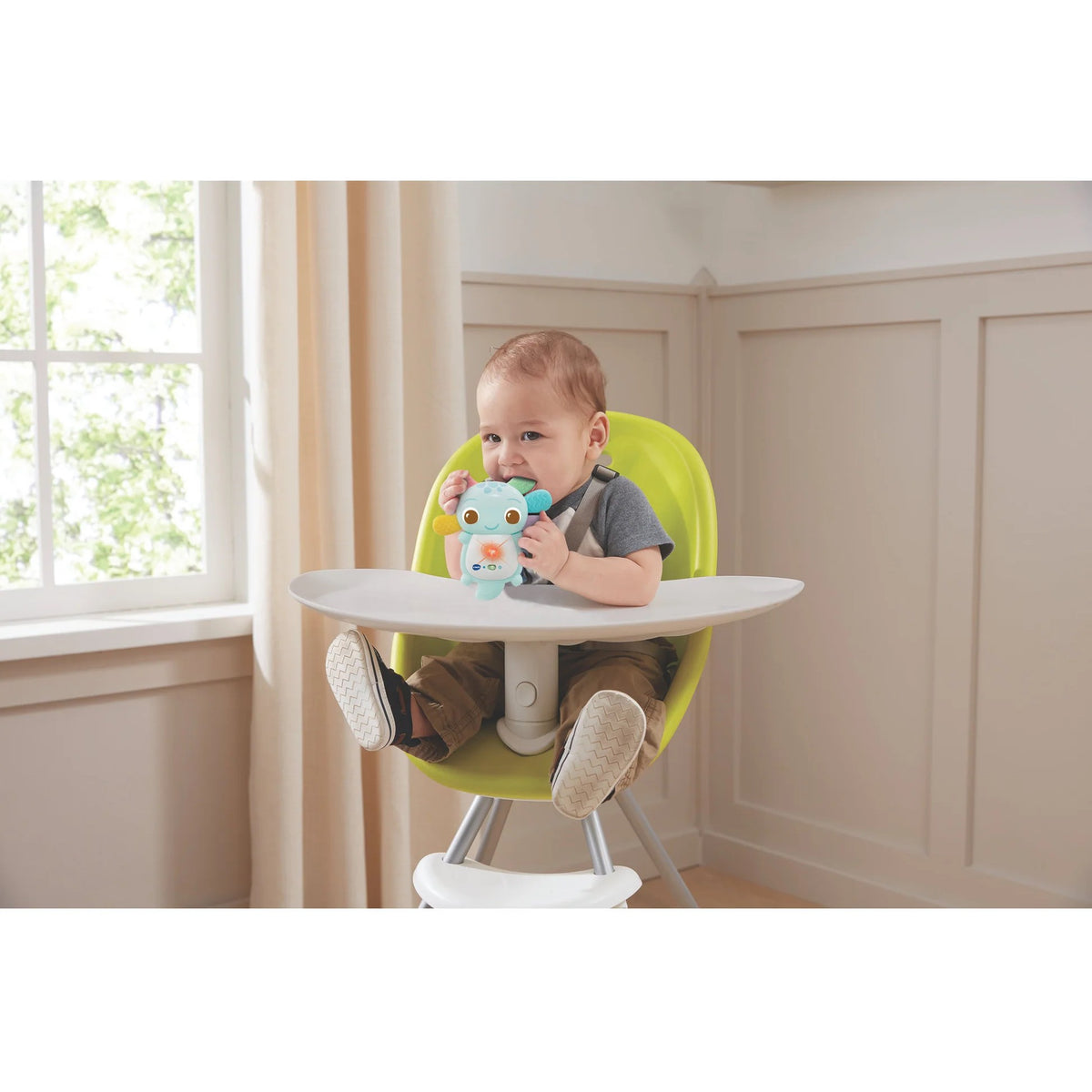 VTech - Rainbow Colours Axolotl Teether Blue