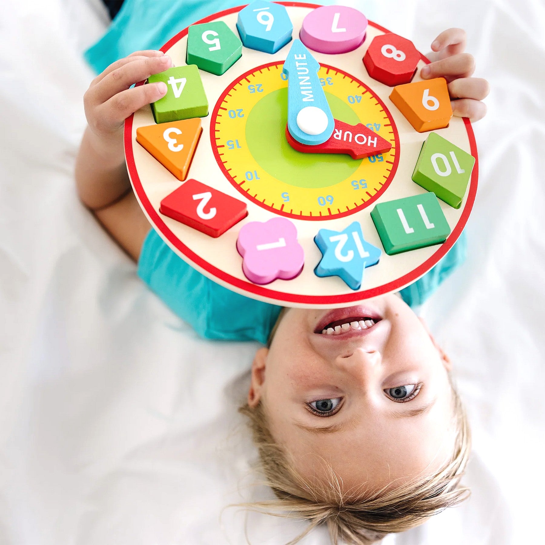 Melissa & Doug - Wooden Shape Sorting Clock