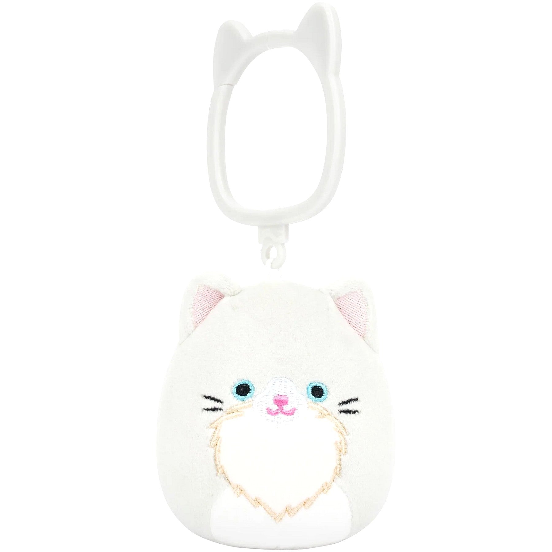 Squishmallows - Zachariah Angora Cat 3.5 Inch Clip On Plush