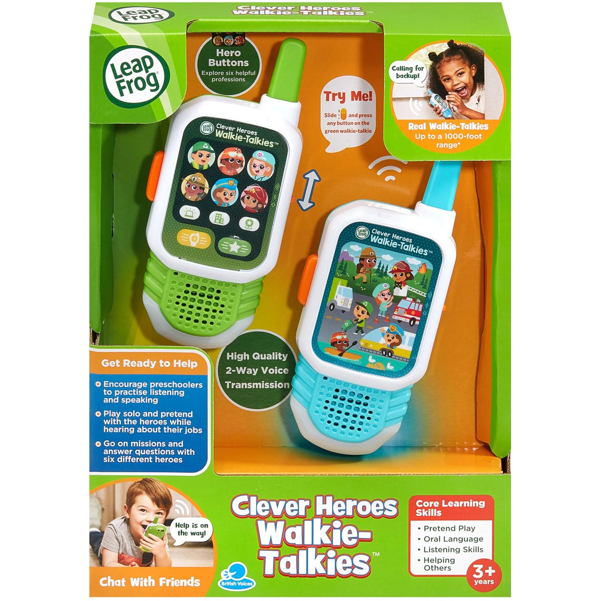 LeapFrog - Clever Heroes Walkie Talkies