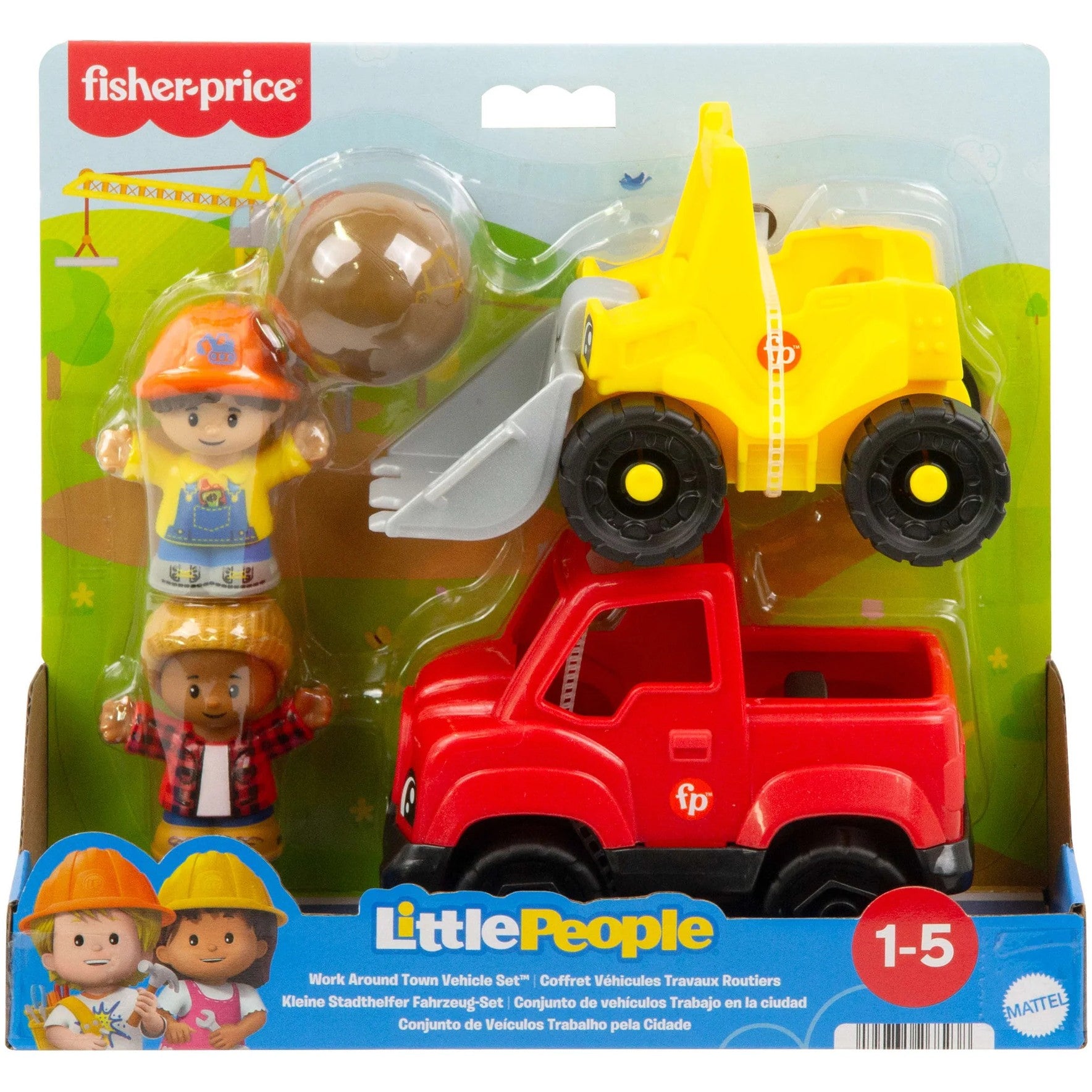 Fisher-Price - Little People Work Around Town Vehicle Set - Mattel