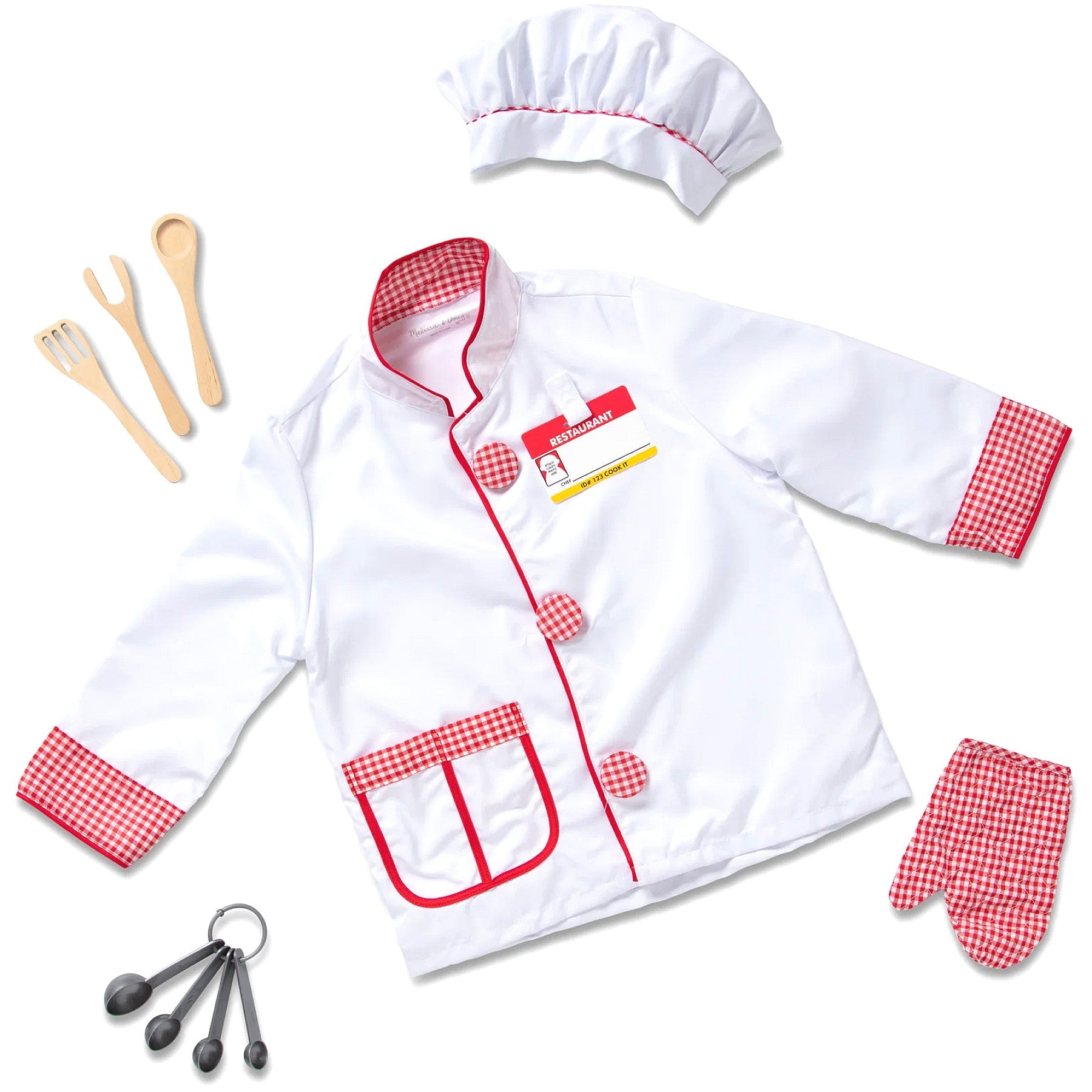 Melissa & Doug - Chef Costume Role Play Set Age 3-6yrs