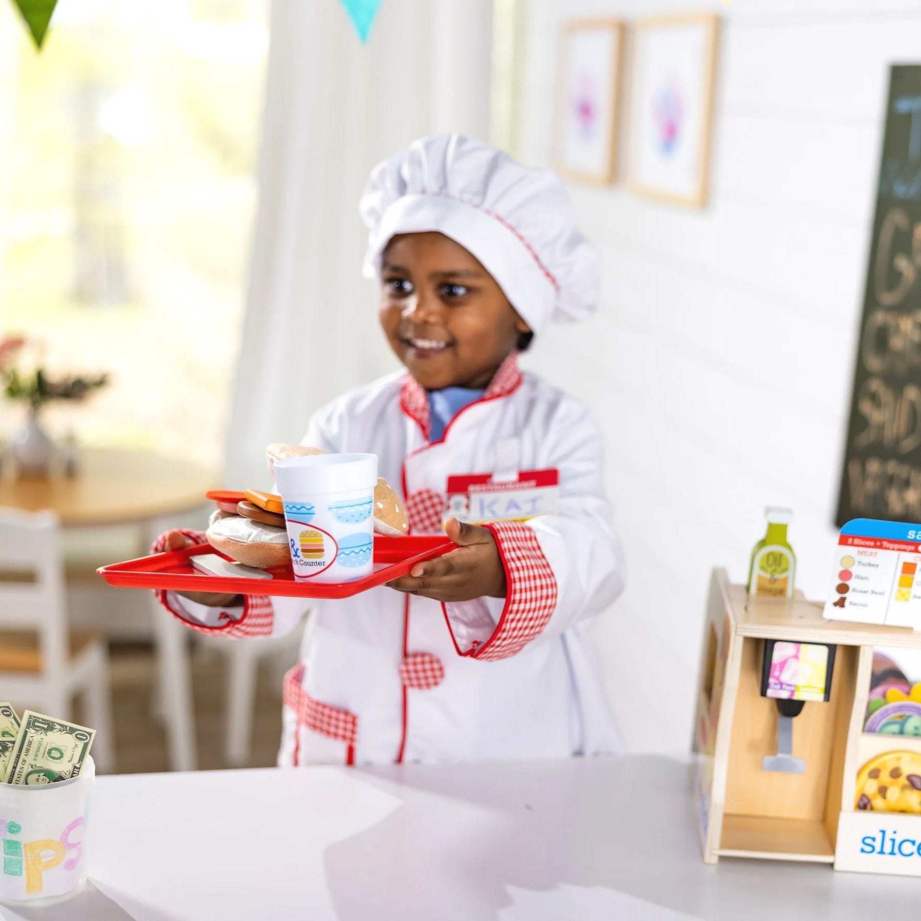 Melissa & Doug - Chef Costume Role Play Set Age 3-6yrs
