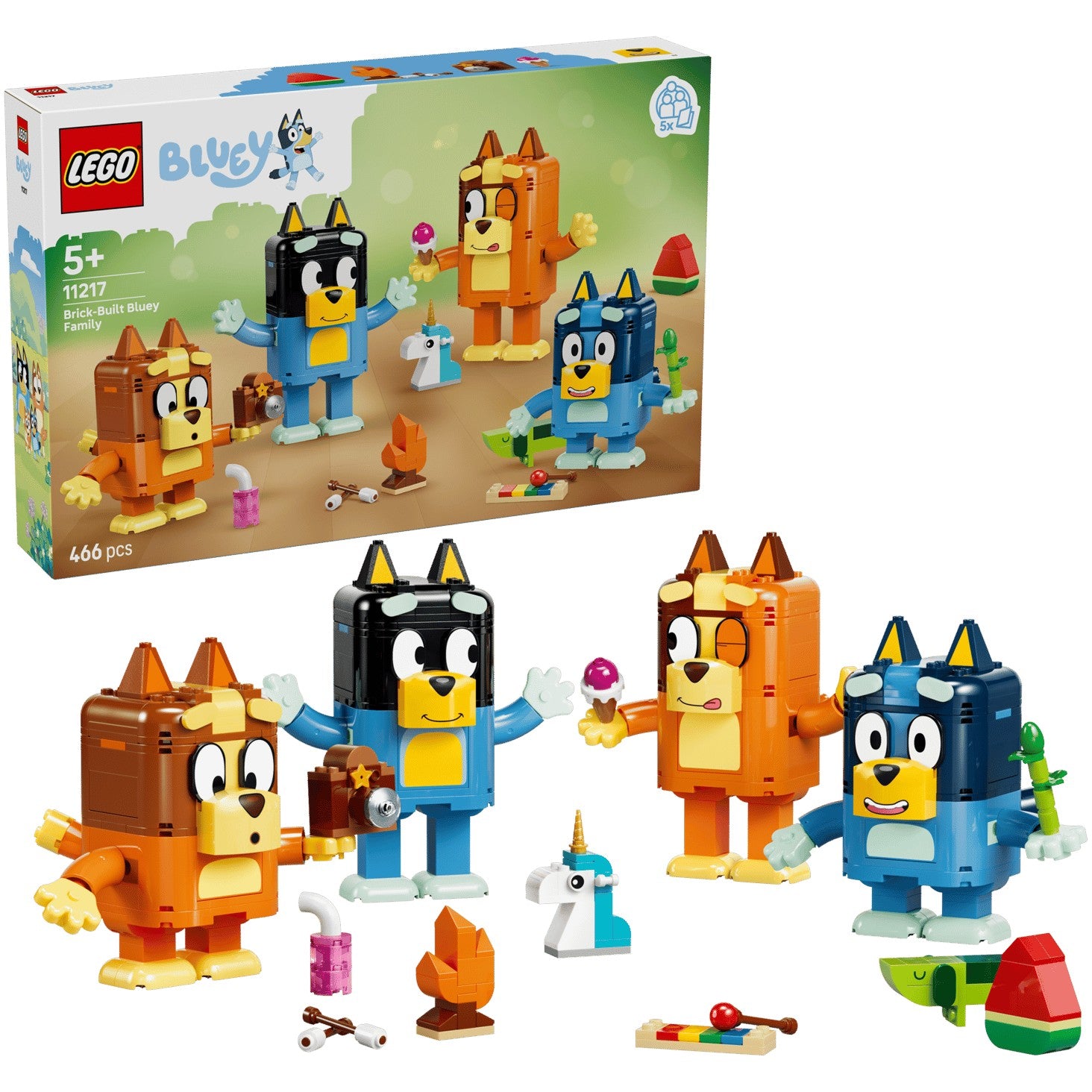 LEGO® 11217 Brick-Built Bluey Family - Bluey