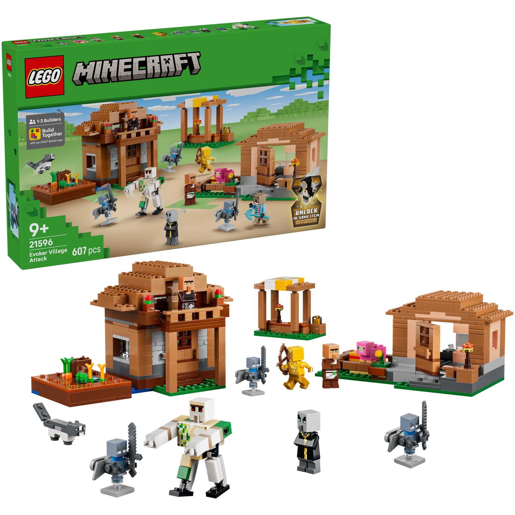 LEGO® 21596 Evoker Village Attack - Minecraft®