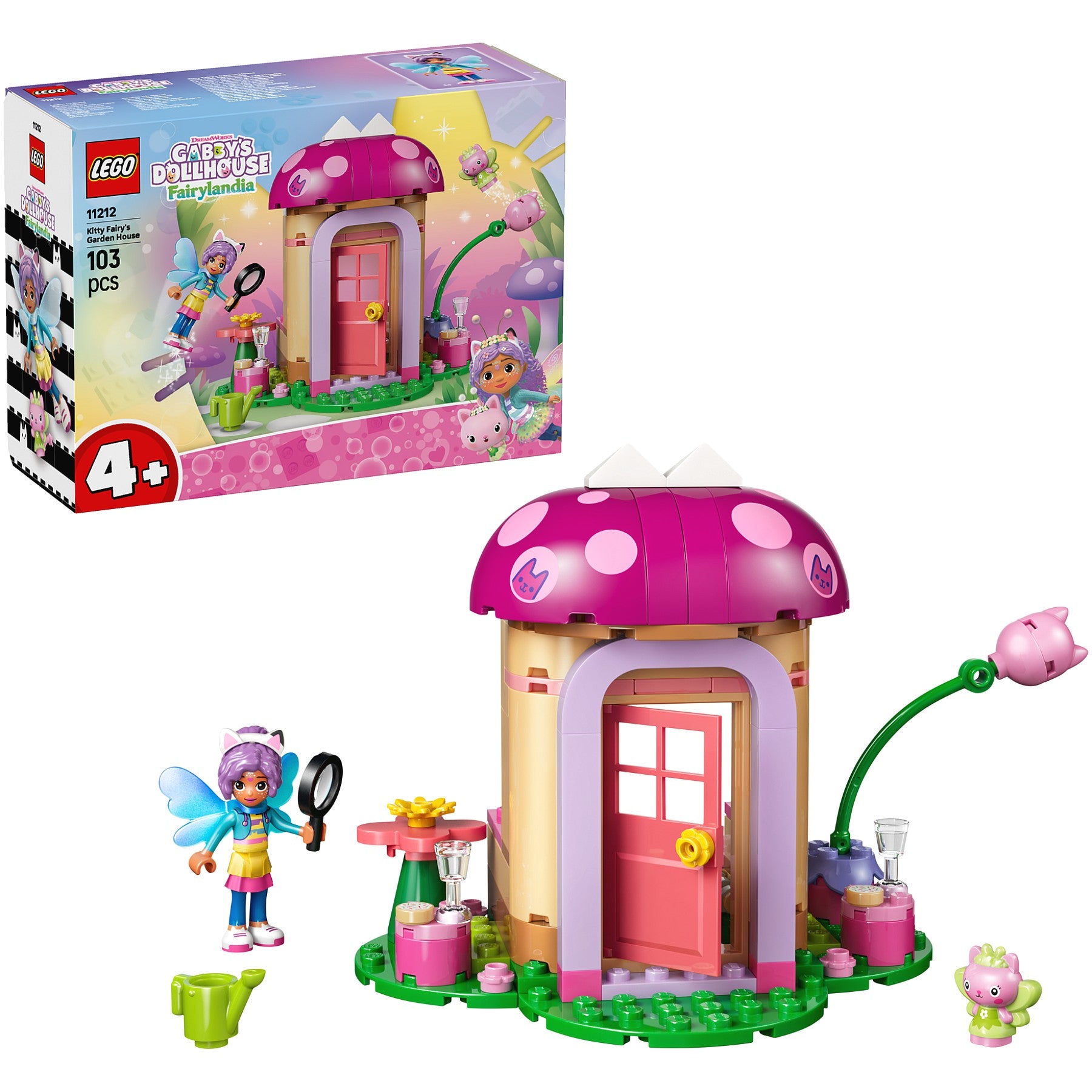 LEGO® 11212 Kitty Fairy's Garden House - Gabby’s Dollhouse 4+