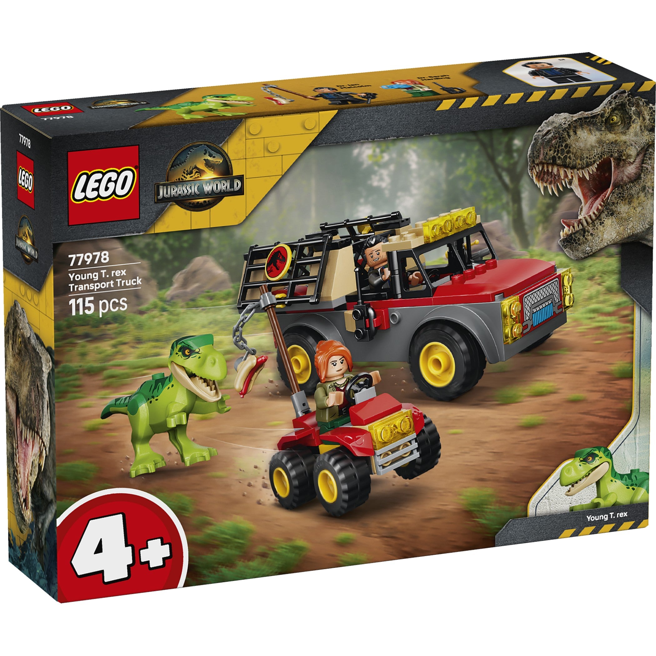LEGO® 77978 Young T. rex Transport Truck - Jurassic World™ 4+