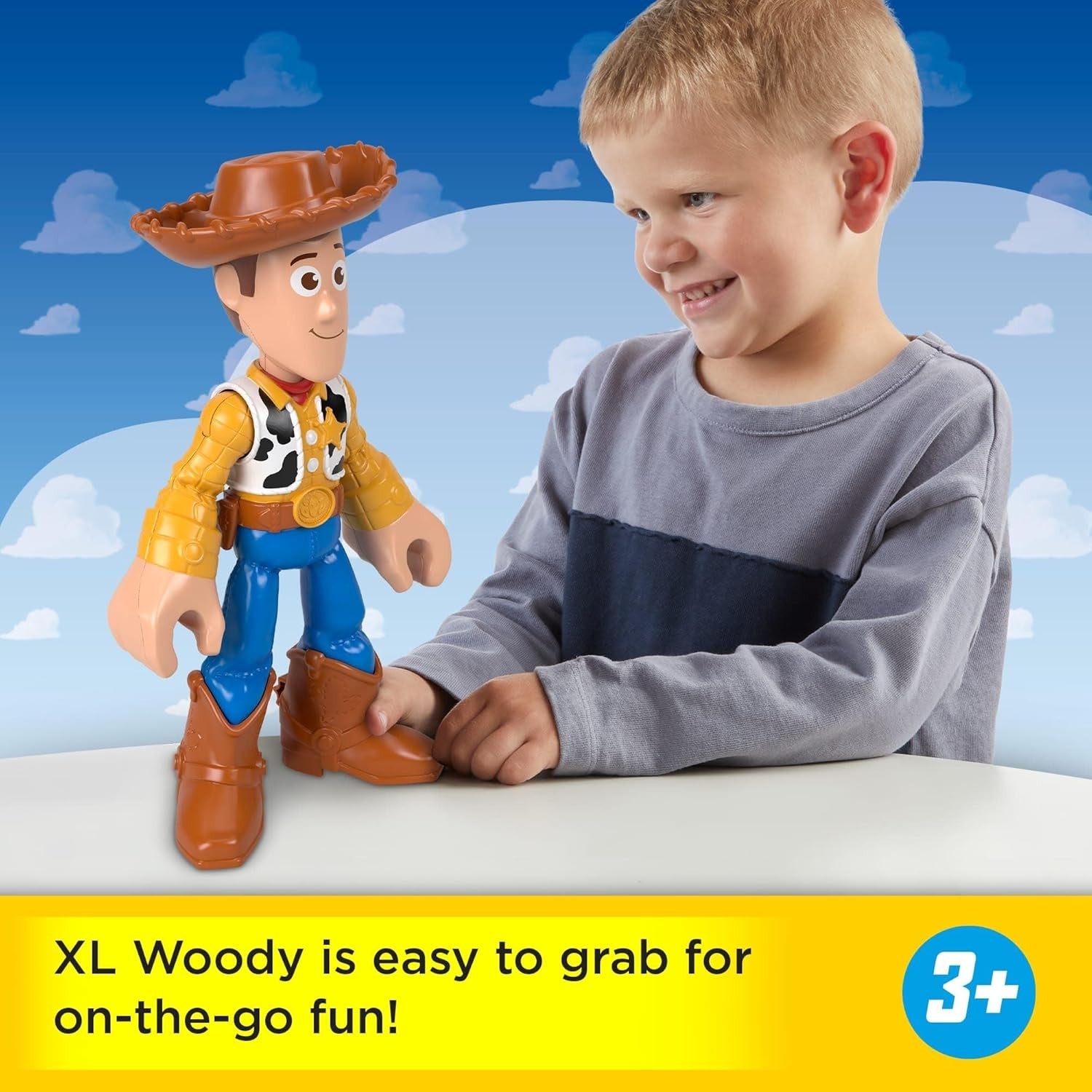 Fisher-Price - Imaginext XL Toy Story Sheriff Woody 9.5-inch - Mattel