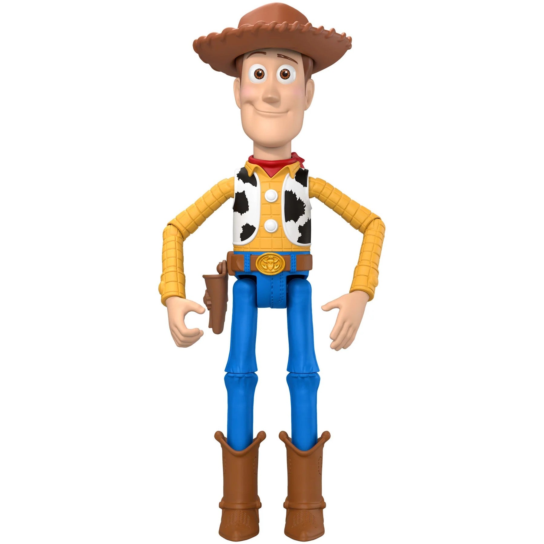 Disney Pixar - Toy Story 5 Woody Action Figure 9-inch Tall Sheriff 14 Posable Joints - Mattel