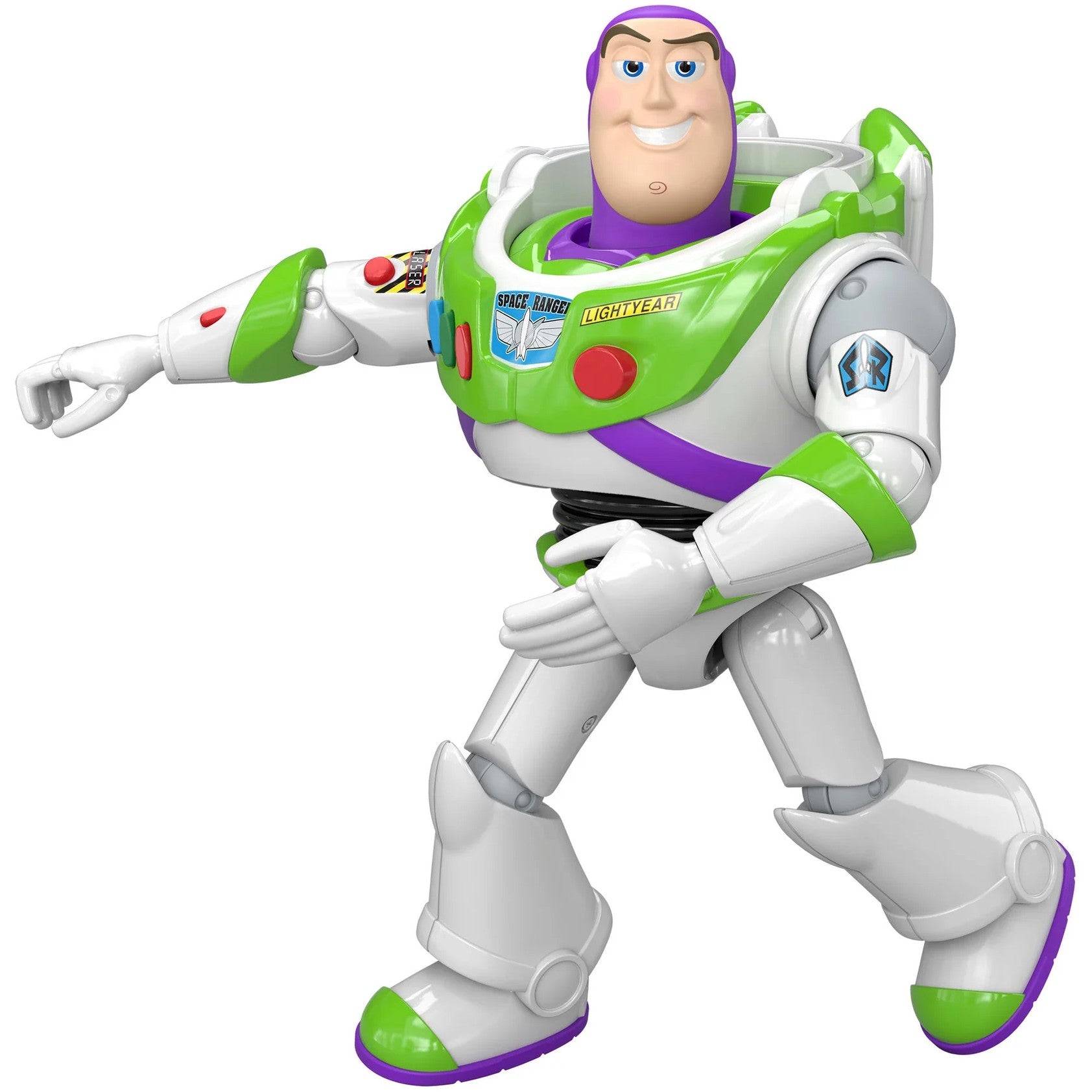 Disney Pixar - Toy Story 5 Buzz Lightyear Action Figure 7-inch Tall 10 Posable Joints - Mattel