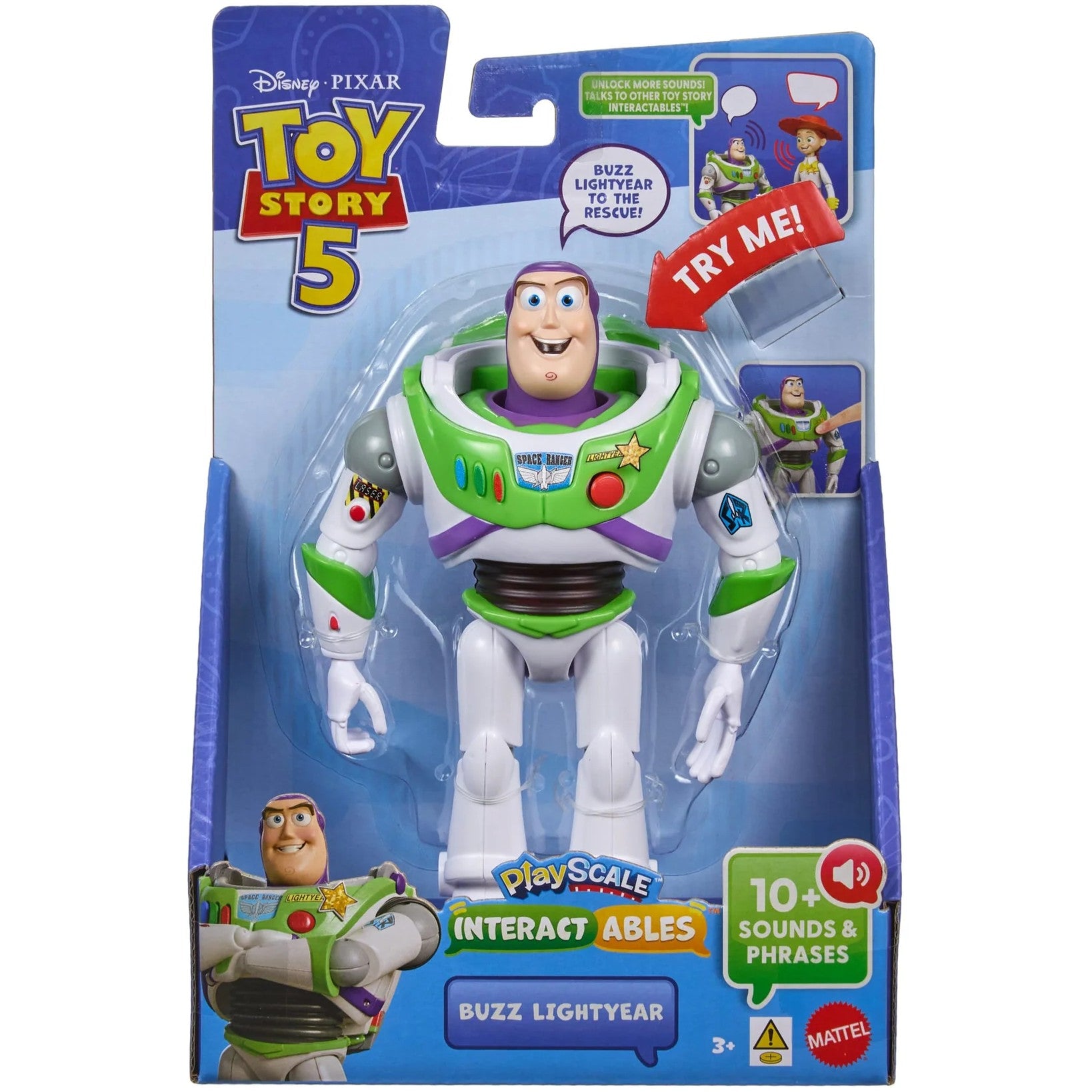 Disney Pixar -  - Toy Story 5 Interactables Buzz Lightyear 7-Inch Figure - Mattel