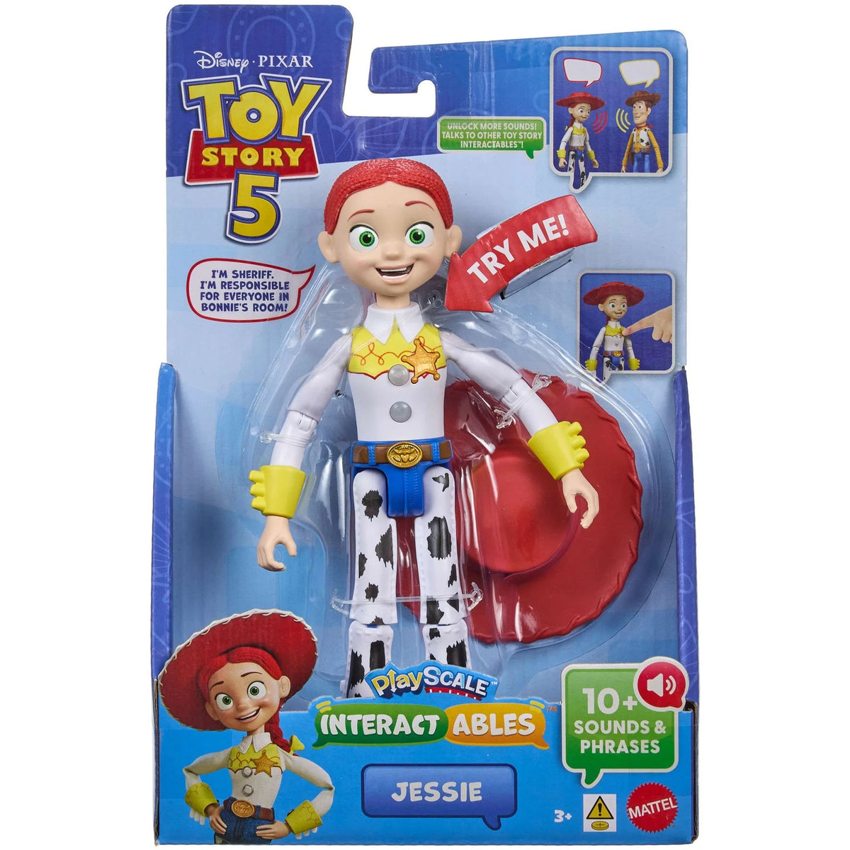 Disney Pixar - Toy Story 5 Interactables Jessie 8-Inch Figure - Mattel