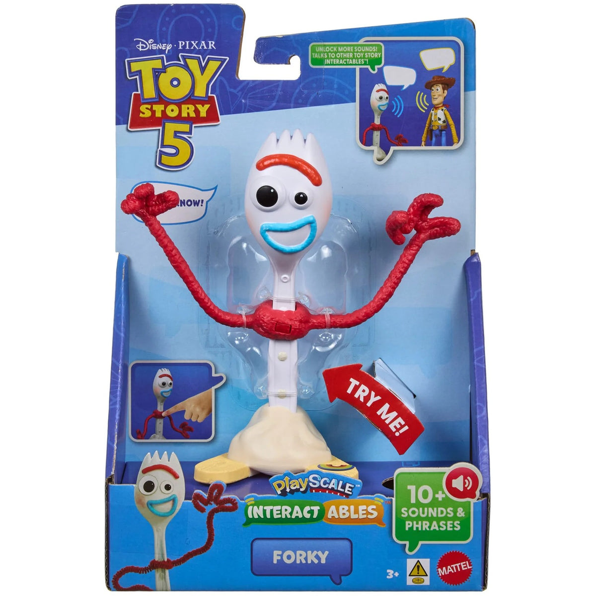 Disney Pixar - Toy Story 5 Interactables Forky 7-Inch Figure - Mattel