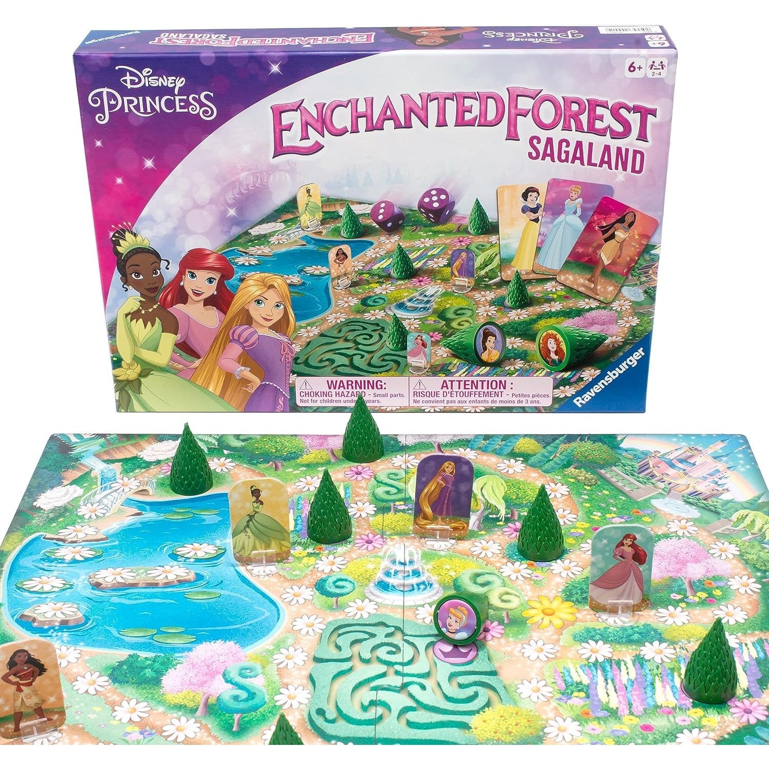 Ravensburger - Disney Princess Enchanted Forest Sagaland Game