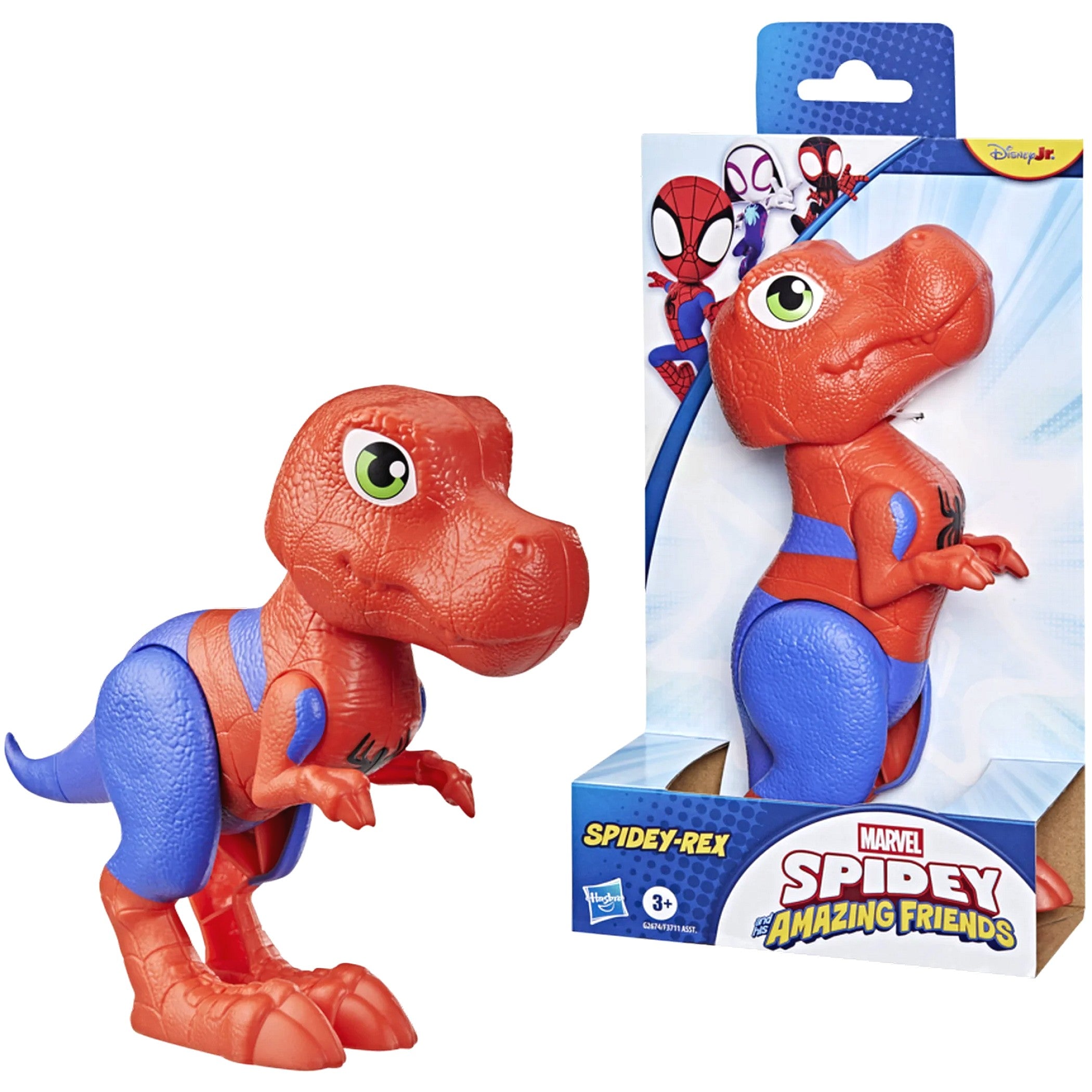 Marvel - Spidey and his Amazing Friends Supersized Spidey Rex Figure - Hasbro