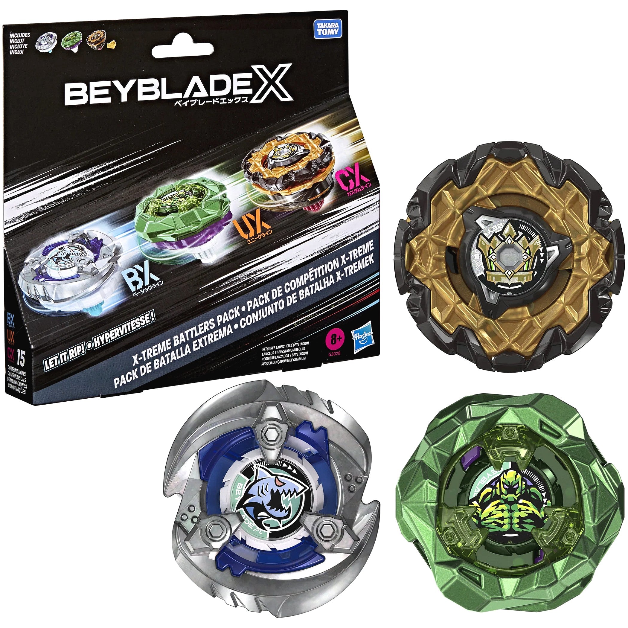 BEYBLADE X - X-Treme Battlers Pack Hasbro