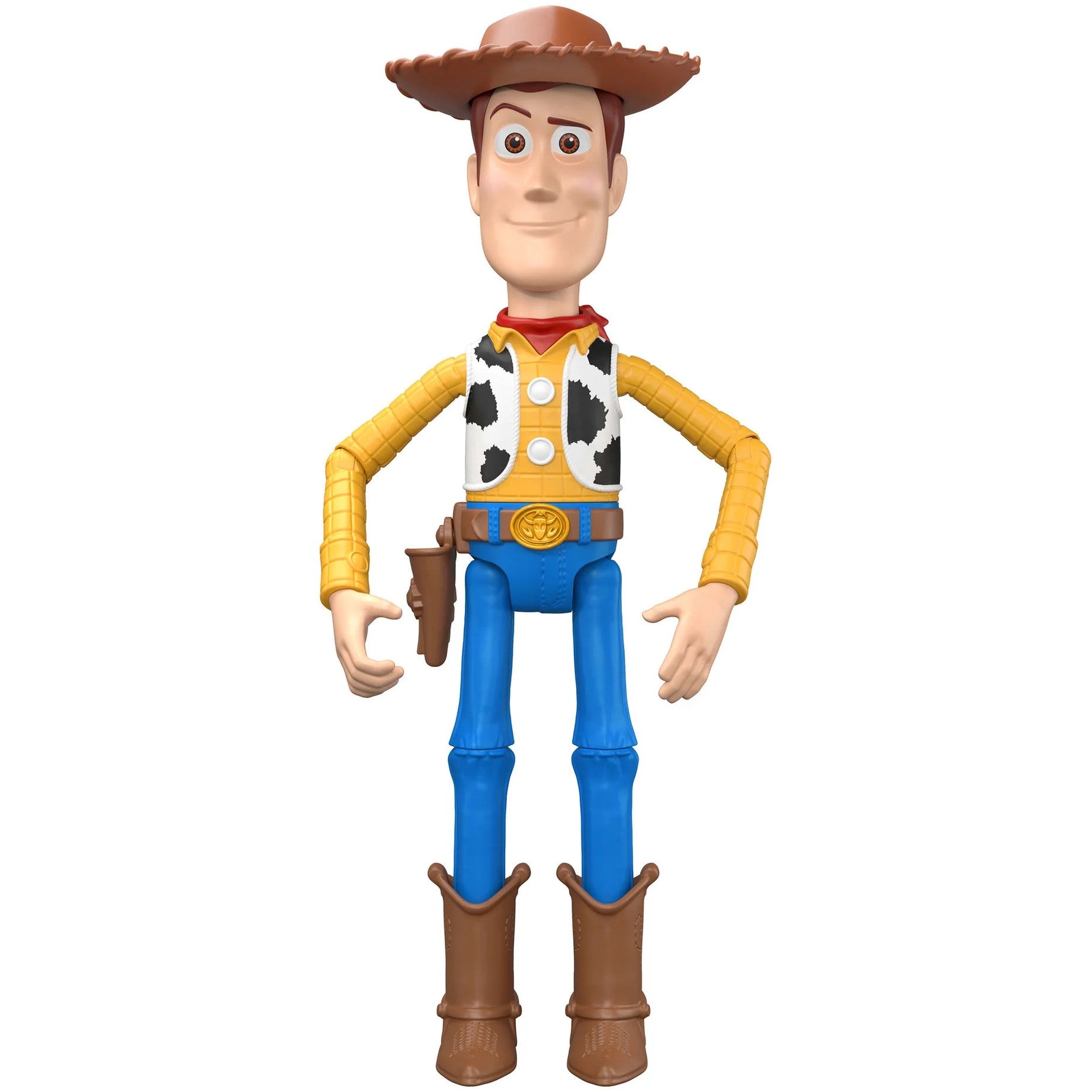 Disney Pixar - Toy Story 5 Woody Figure 12-inch Tall Sheriff 14 Posable Joints - Mattel