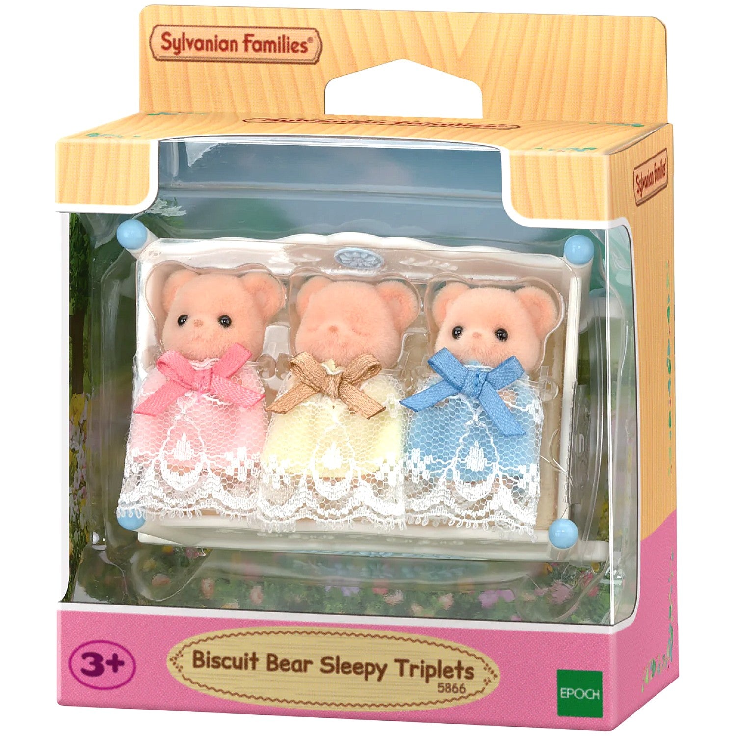 Sylvanian Families - Biscuit Bear Sleepy Triplets