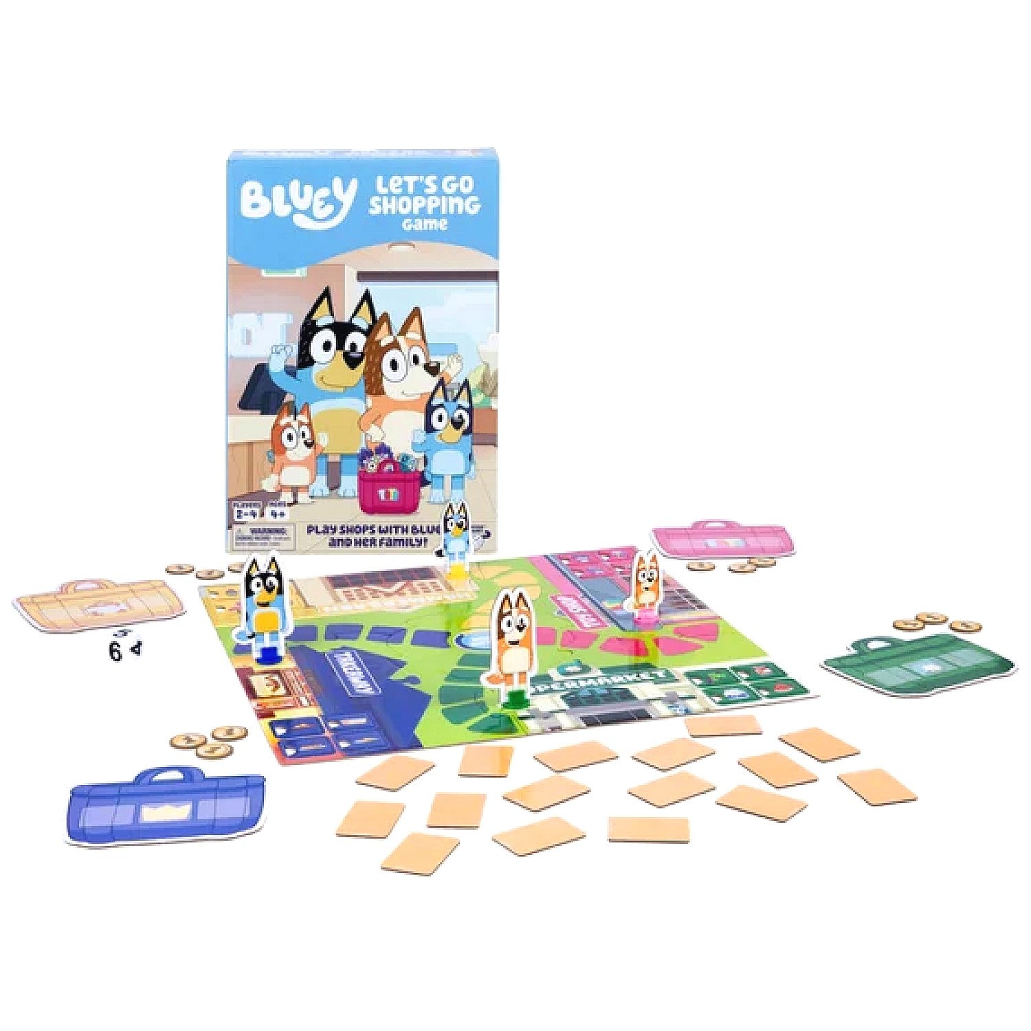 Bluey - Let's Go Shopping Game
